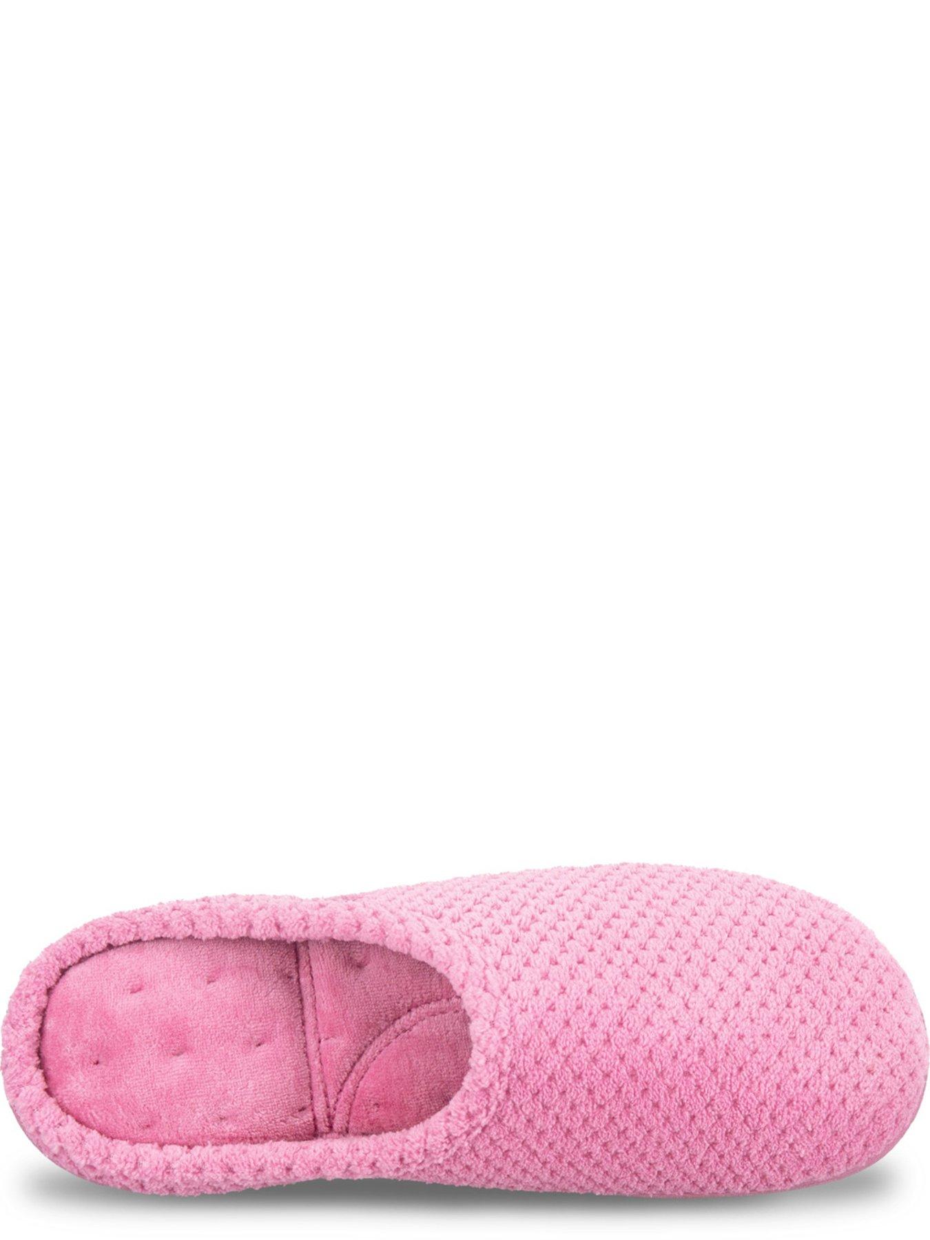 Image 3 of 5 of Totes Isotoner Womens Popcorn Mule Slippers - Pink