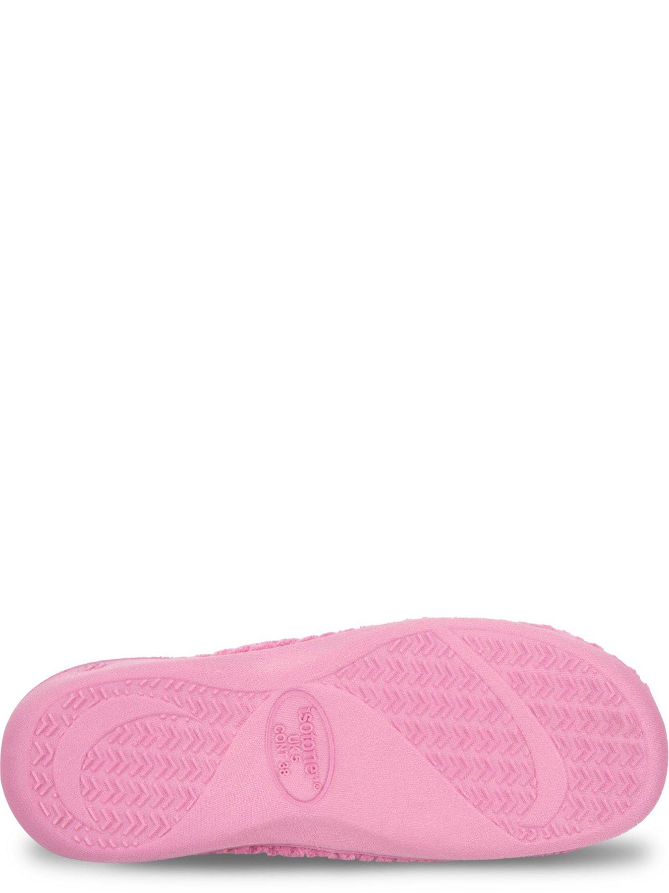 Image 4 of 5 of Totes Isotoner Womens Popcorn Mule Slippers - Pink
