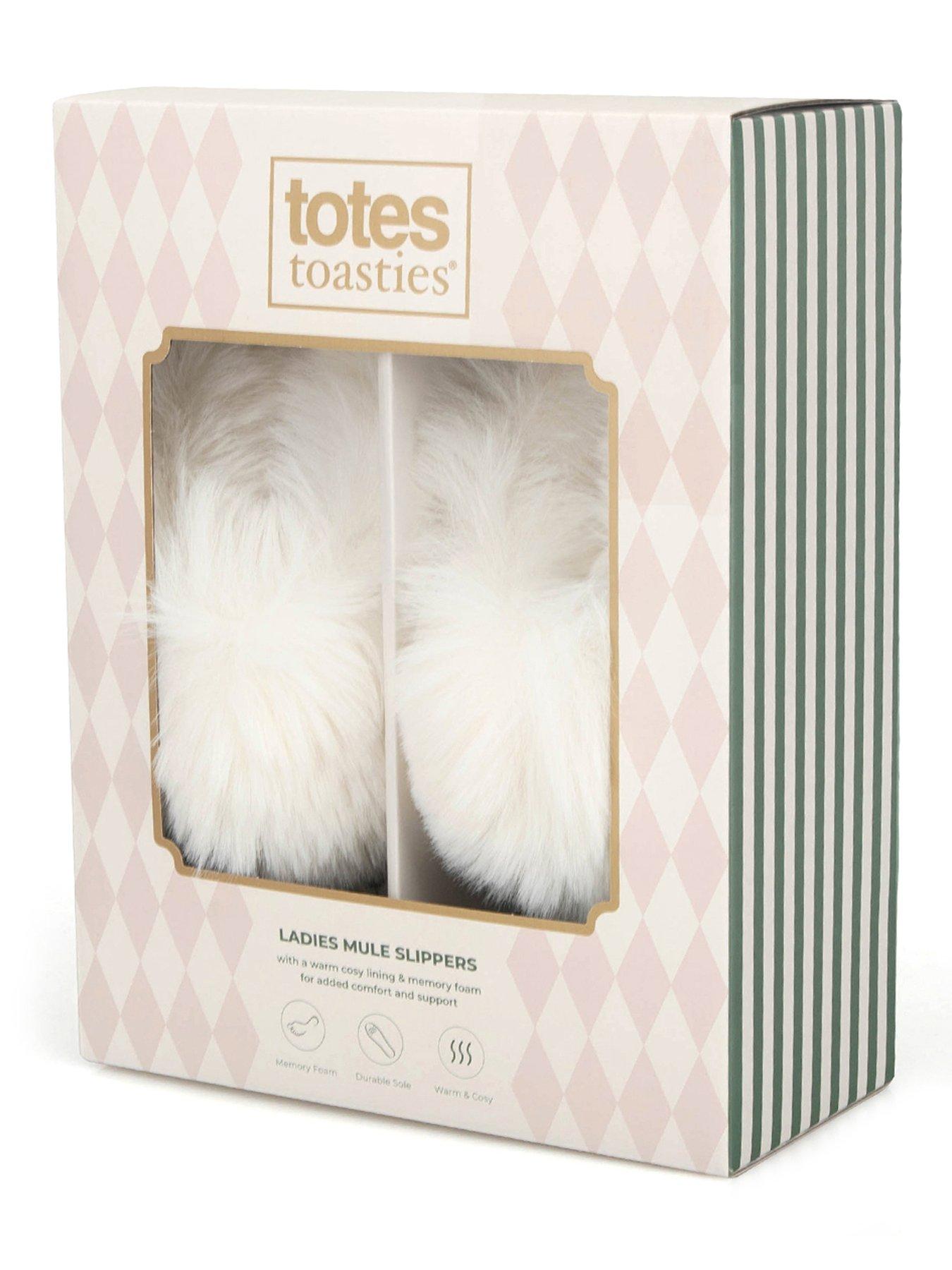Image 5 of 5 of TOTES Totes Patterned Knit Mule Slippers - Cream Multi