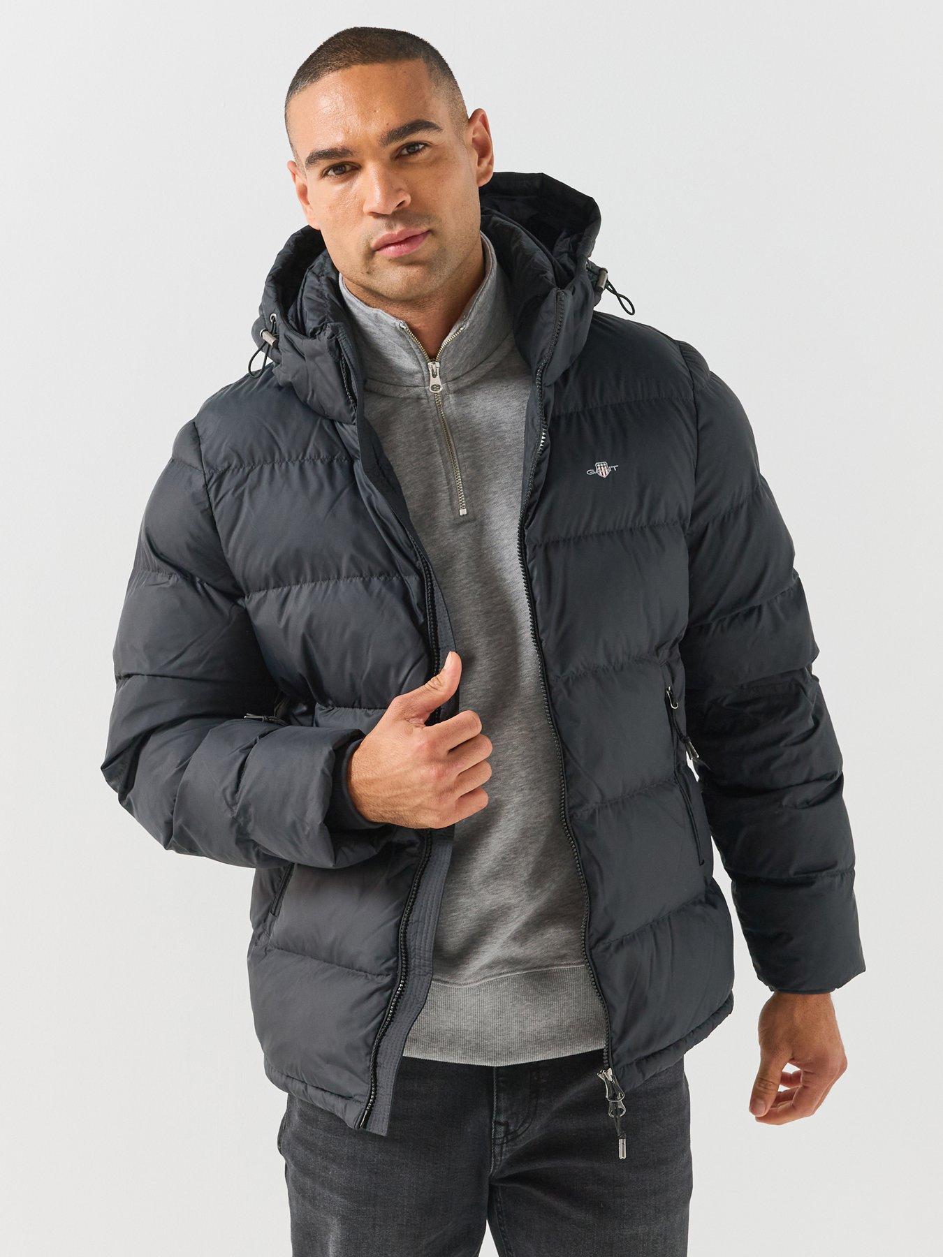 Image 1 of 6 of GANT Active Cloud Padded Jacket - Black
