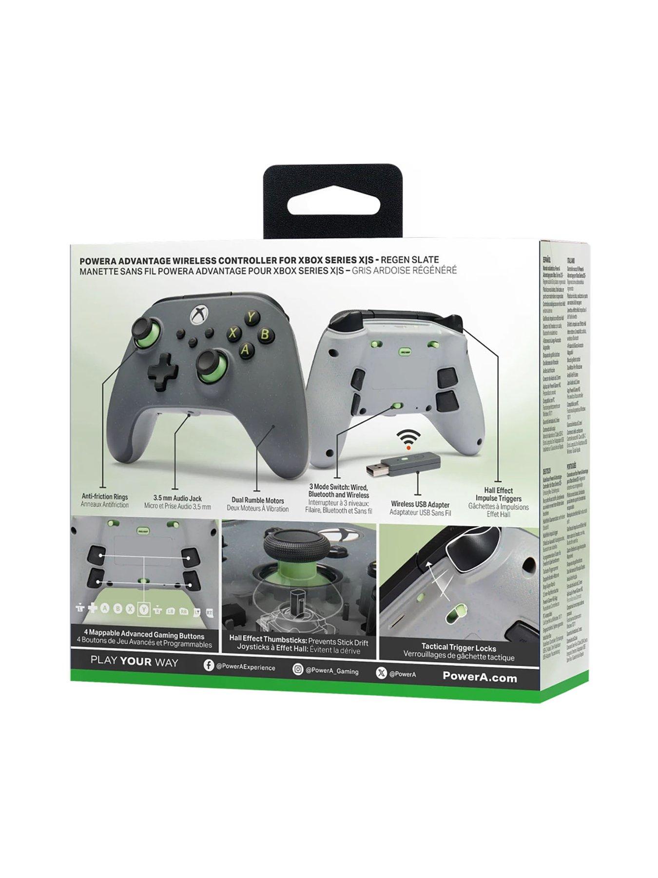 Image 5 of 6 of PowerA Advantage Wireless Controller for Xbox Series X,S - Regen Grey / Speckled