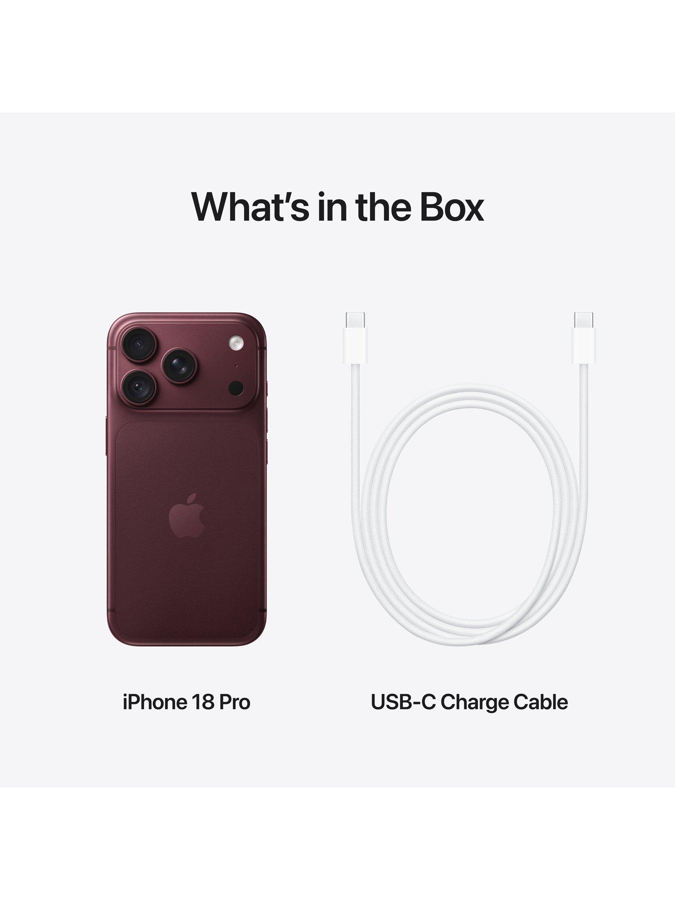 Image 7 of 8 of Apple iPhone 18 Pro, 512GB -&nbsp;Burgundy