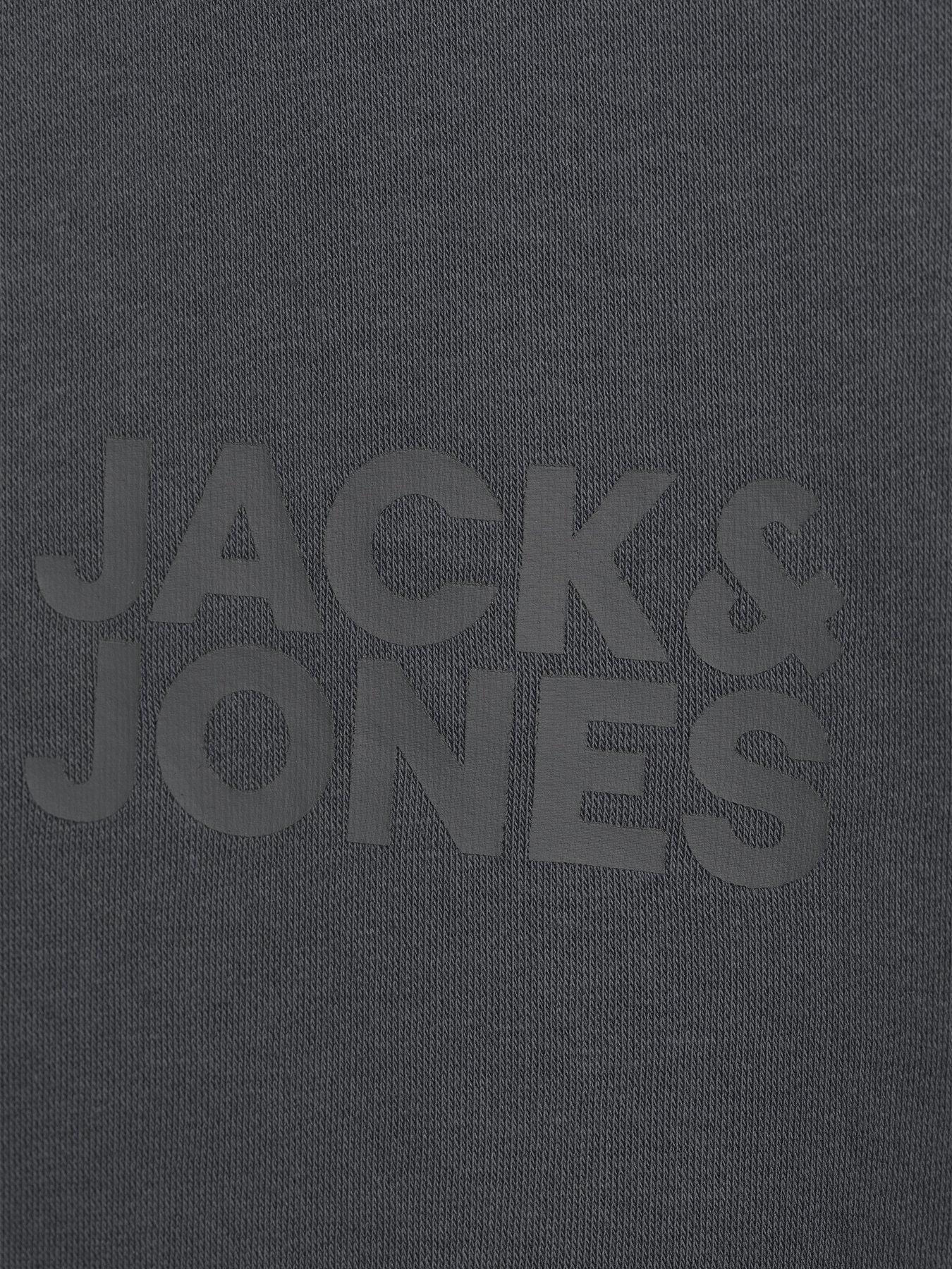 Image 4 of 5 of Jack & Jones Mens Big &amp; Tall Corp Logo Hoodie - Dark Blue