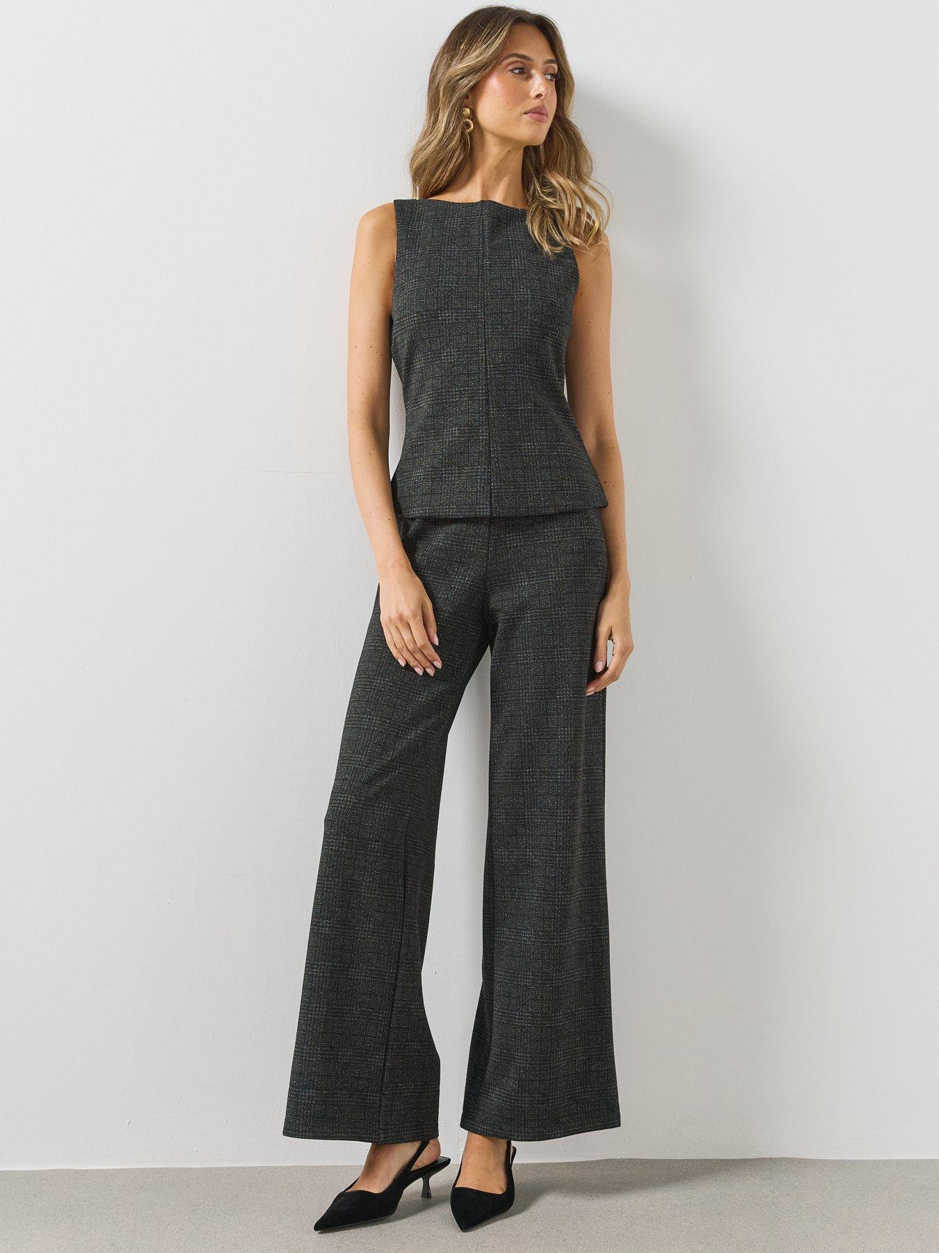 Image 6 of 6 of Mango Jumpsuit Jump - Grey