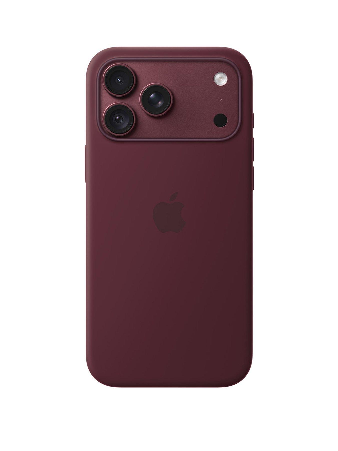 Apple Burgundy Iphone 18 Pro Max Silicone Case With Magsafe - Image 4
