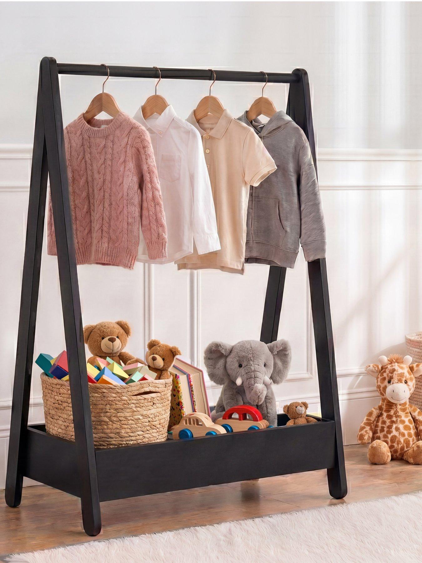 Image 1 of 8 of Vida Designs Junior Vida Kids Clothes Rack, Black