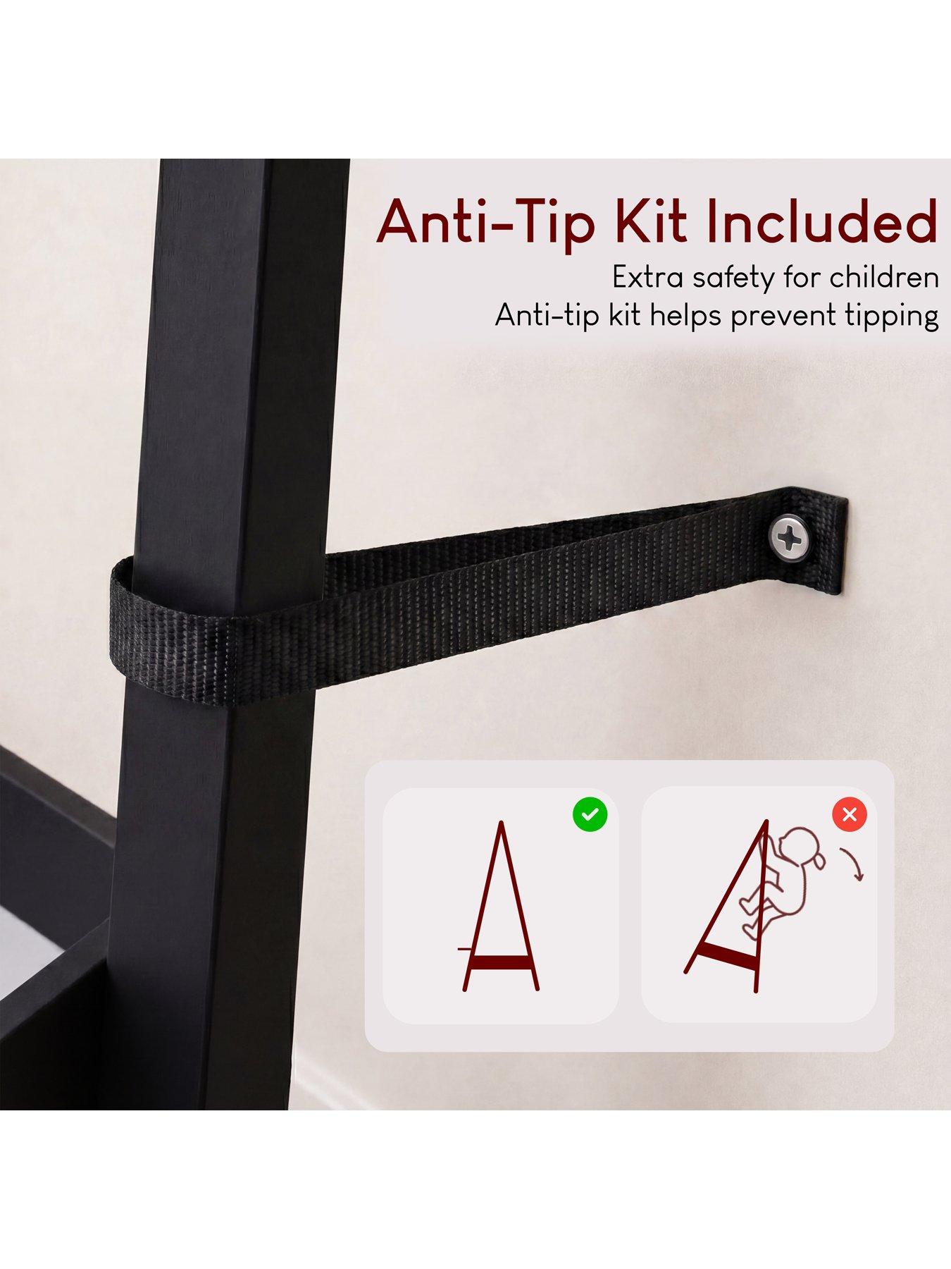 Image 5 of 8 of Vida Designs Junior Vida Kids Clothes Rack, Black