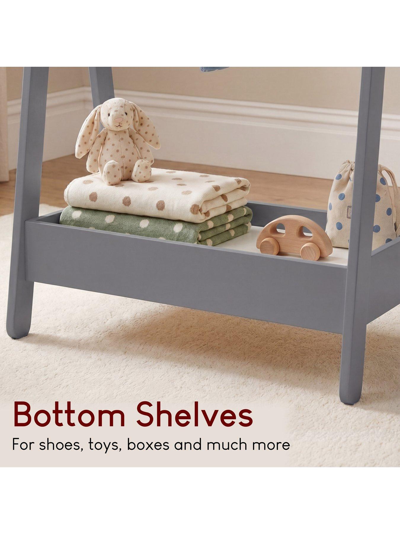Image 4 of 8 of Vida Designs Junior Vida Kids Clothes Rack, Grey