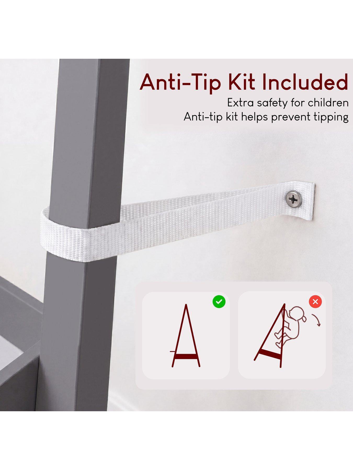 Image 5 of 8 of Vida Designs Junior Vida Kids Clothes Rack, Grey