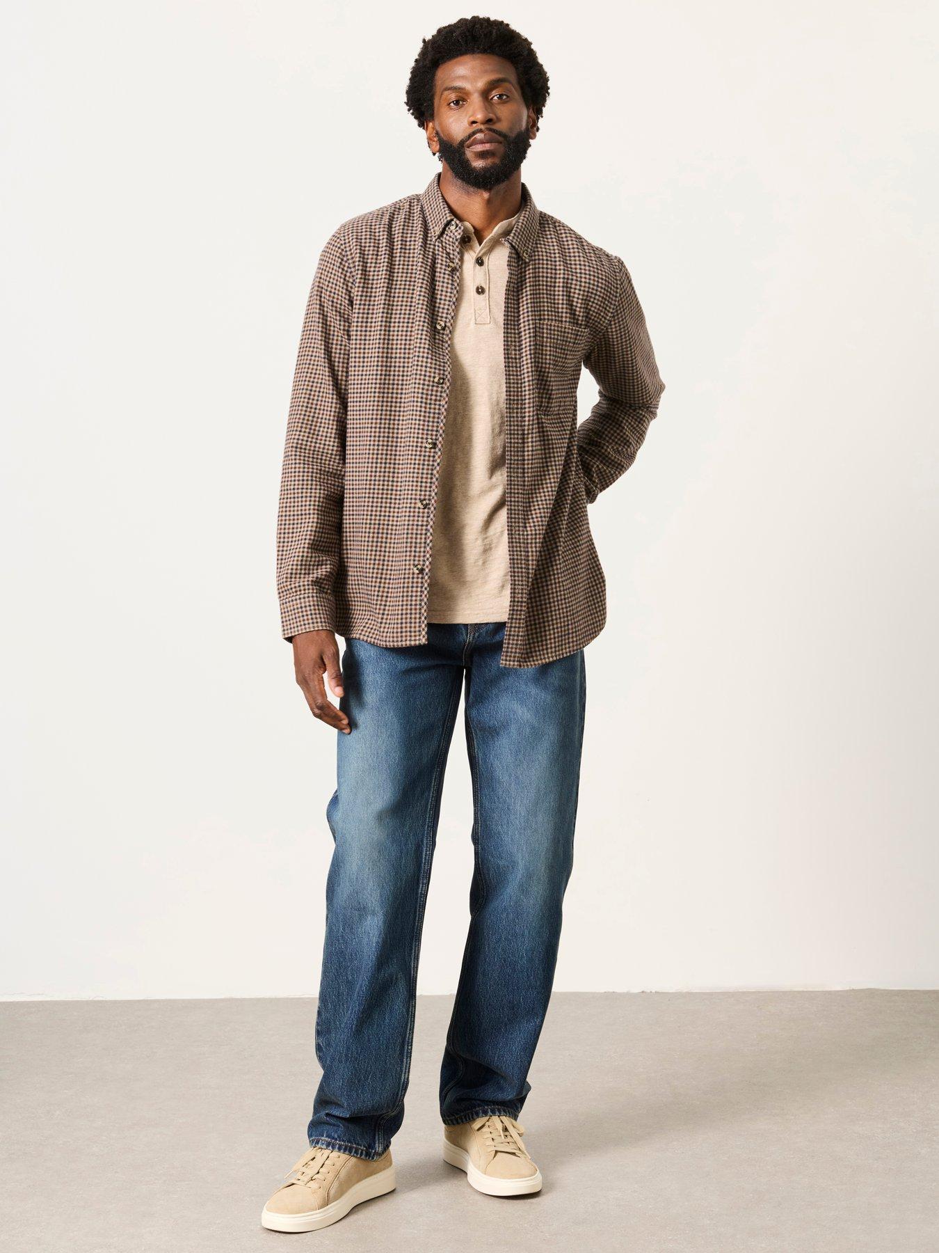 Image 3 of 6 of FatFace Ls Trawden Gnghm Shirt