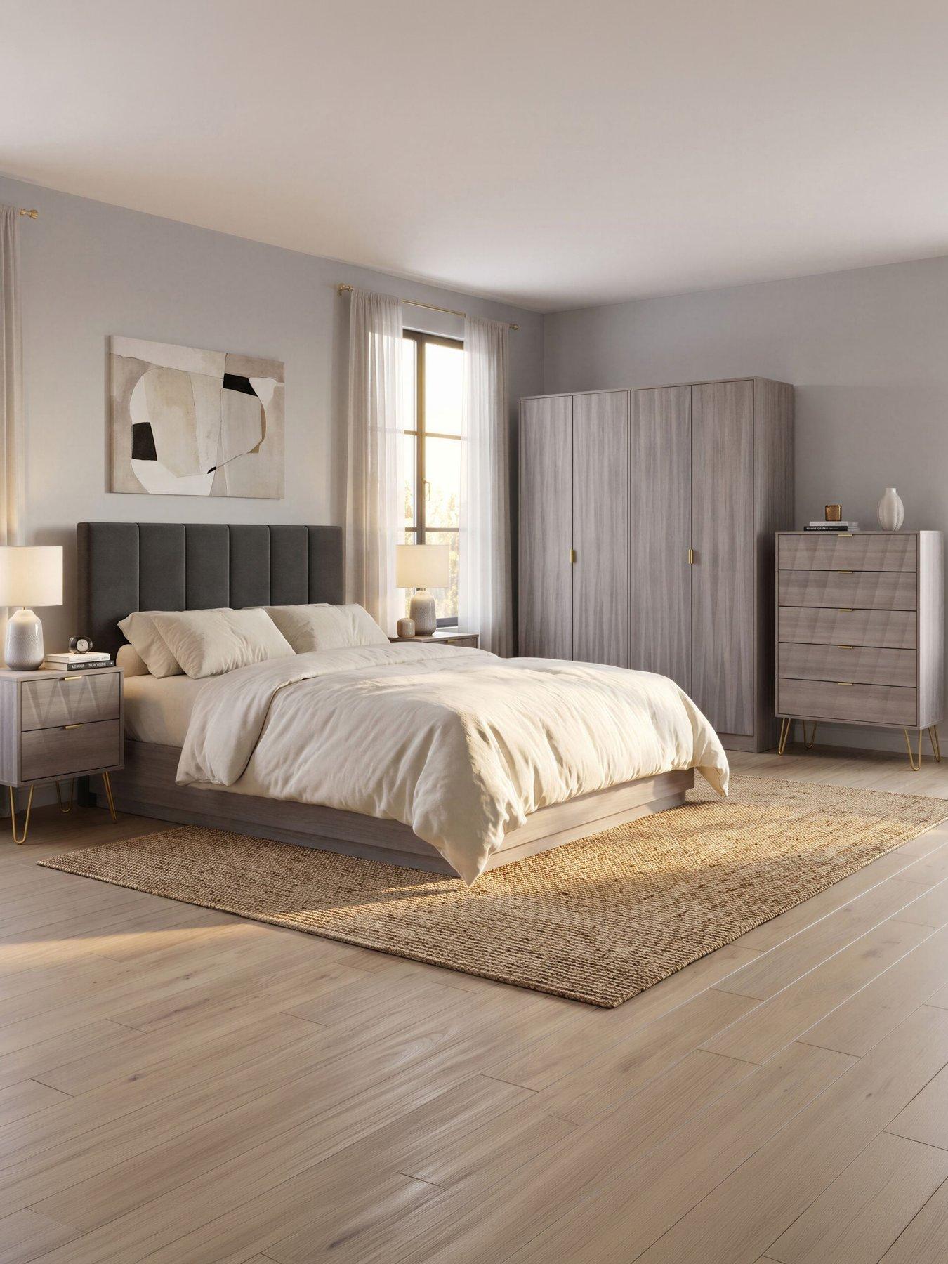 Image 1 of 6 of SWIFT Versaille Set: 1x Quad Robe, 1x Chest & 2x Bedside
