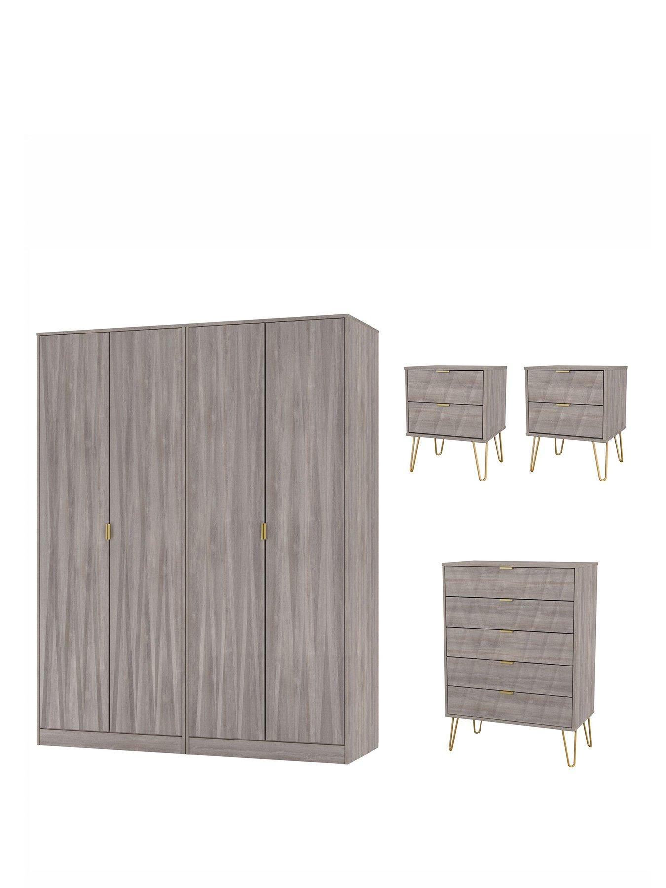 Image 2 of 6 of SWIFT Versaille Set: 1x Quad Robe, 1x Chest & 2x Bedside