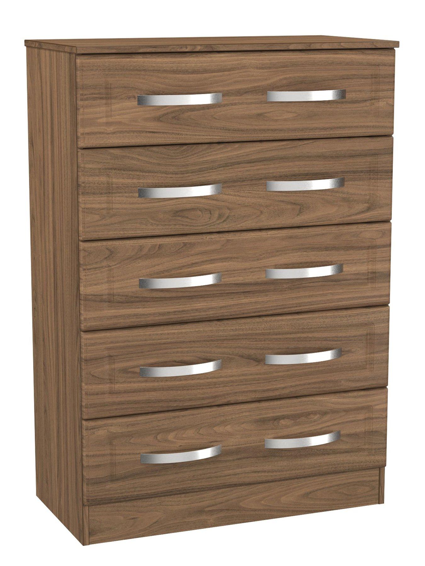 Image 5 of 7 of SWIFT Lori 4 Piece Bedroom Set (2x Bedside, Chest & Double Wardrobe)