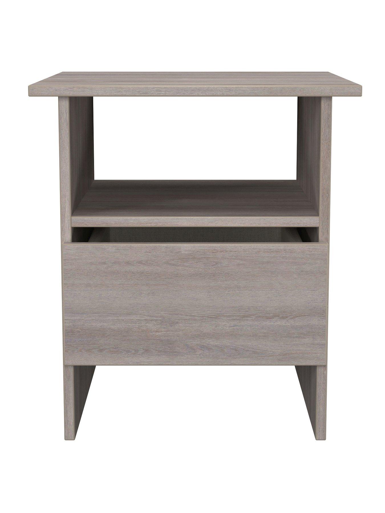 Image 2 of 6 of SWIFT Strata Bottom Drawer Lamp Table