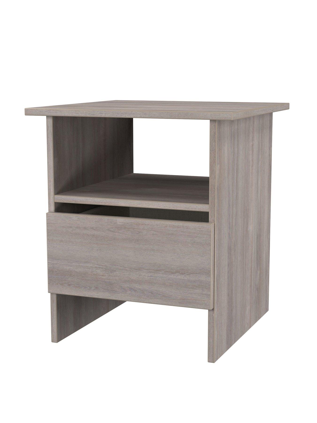 Image 3 of 6 of SWIFT Strata Bottom Drawer Lamp Table
