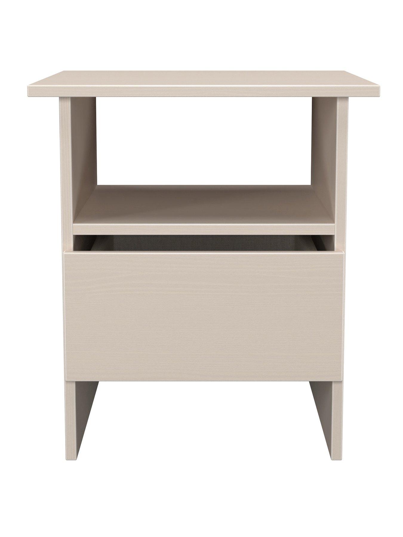 Image 2 of 6 of SWIFT Strata Bottom Drawer Lamp Table