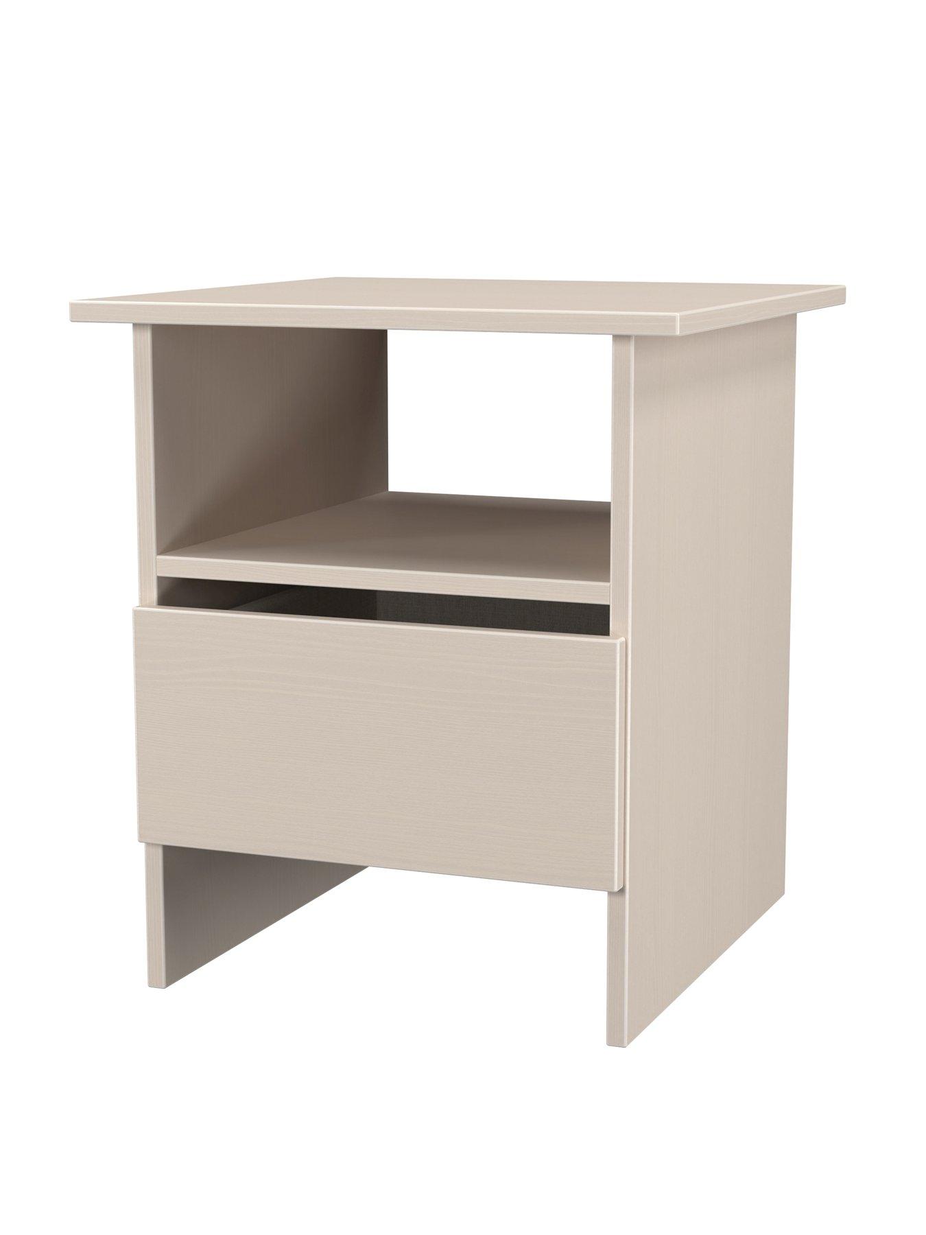 Image 3 of 6 of SWIFT Strata Bottom Drawer Lamp Table