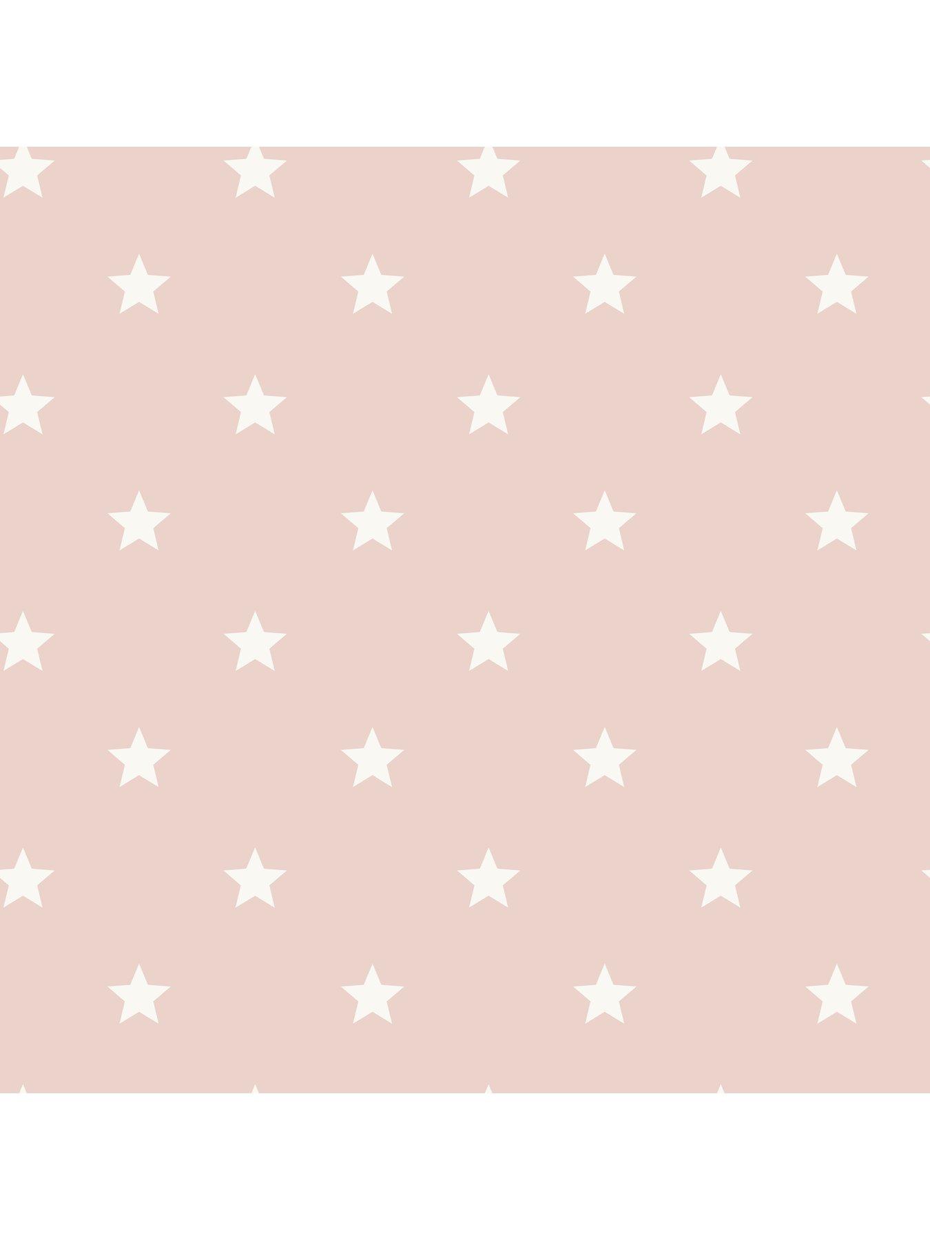 Image 3 of 4 of Fine Decor World of Imagination Starry Motif Wallpaper Pink