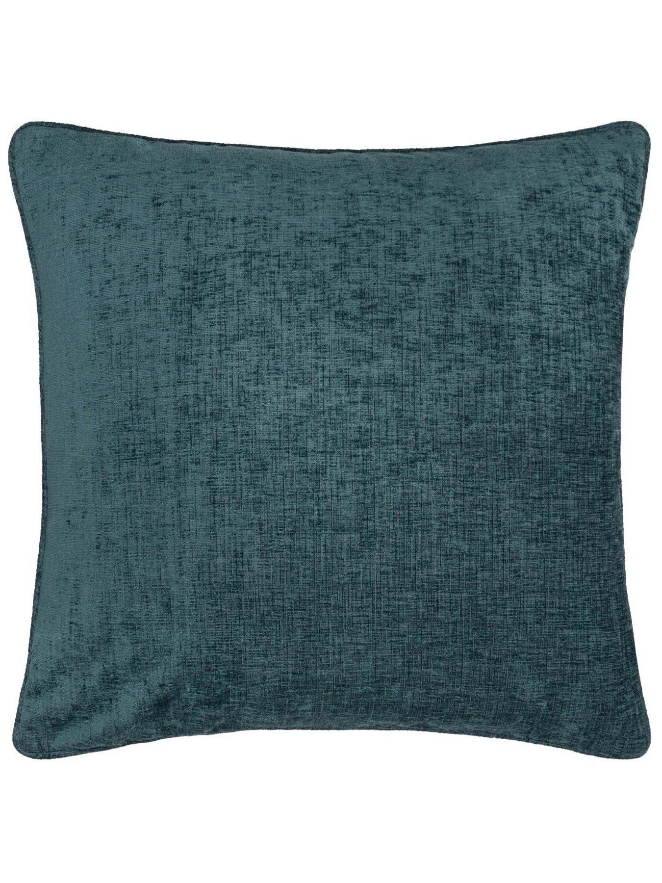 Image 5 of 6 of Morris & Co SNAKESHEAD 55X55 FEATHER RICH CUSHION INDIGO/LEAF GREEN