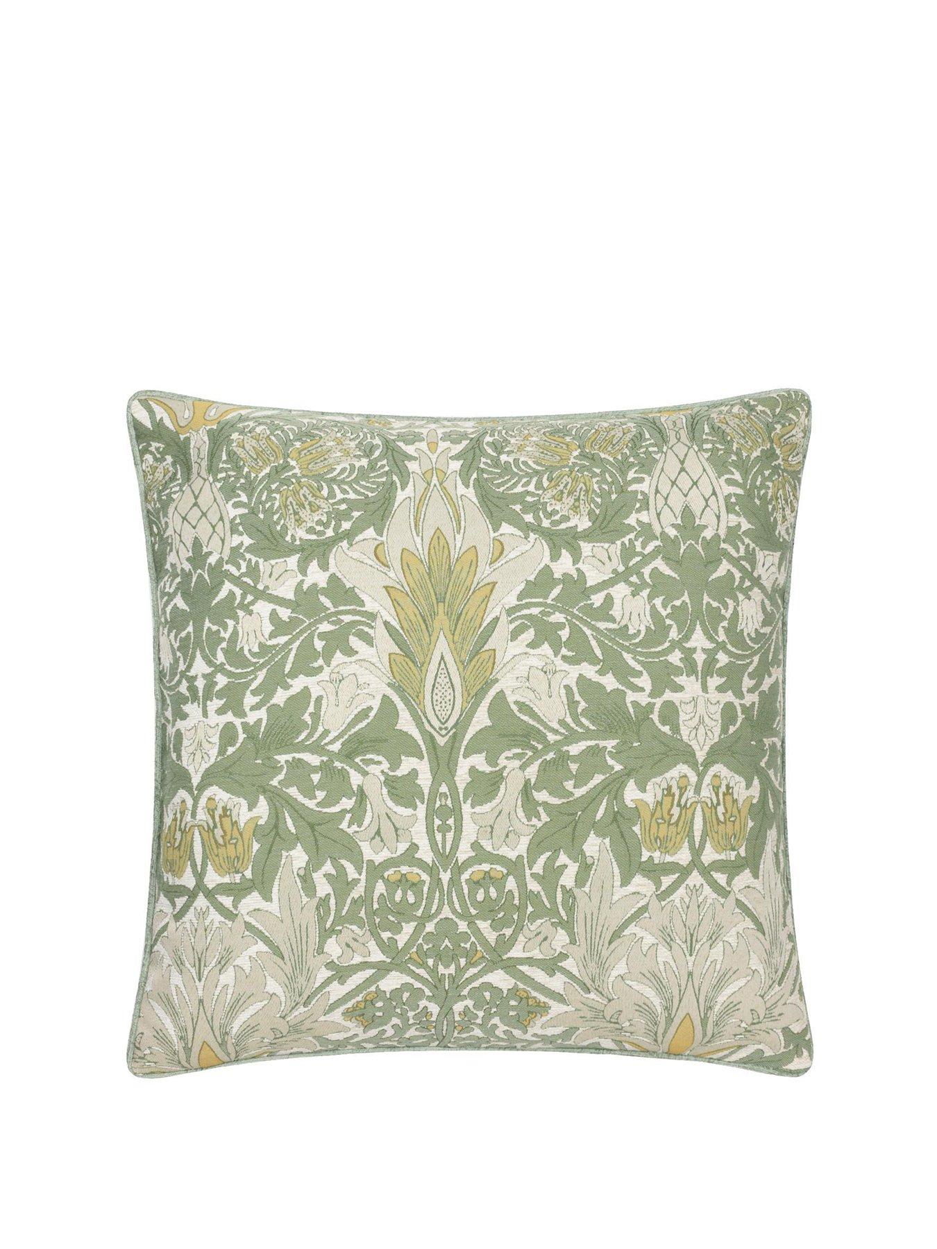 Image 2 of 6 of Morris & Co SNAKESHEAD 55X55 FEATHER RICH CUSHION SUNFLOWER/STONE