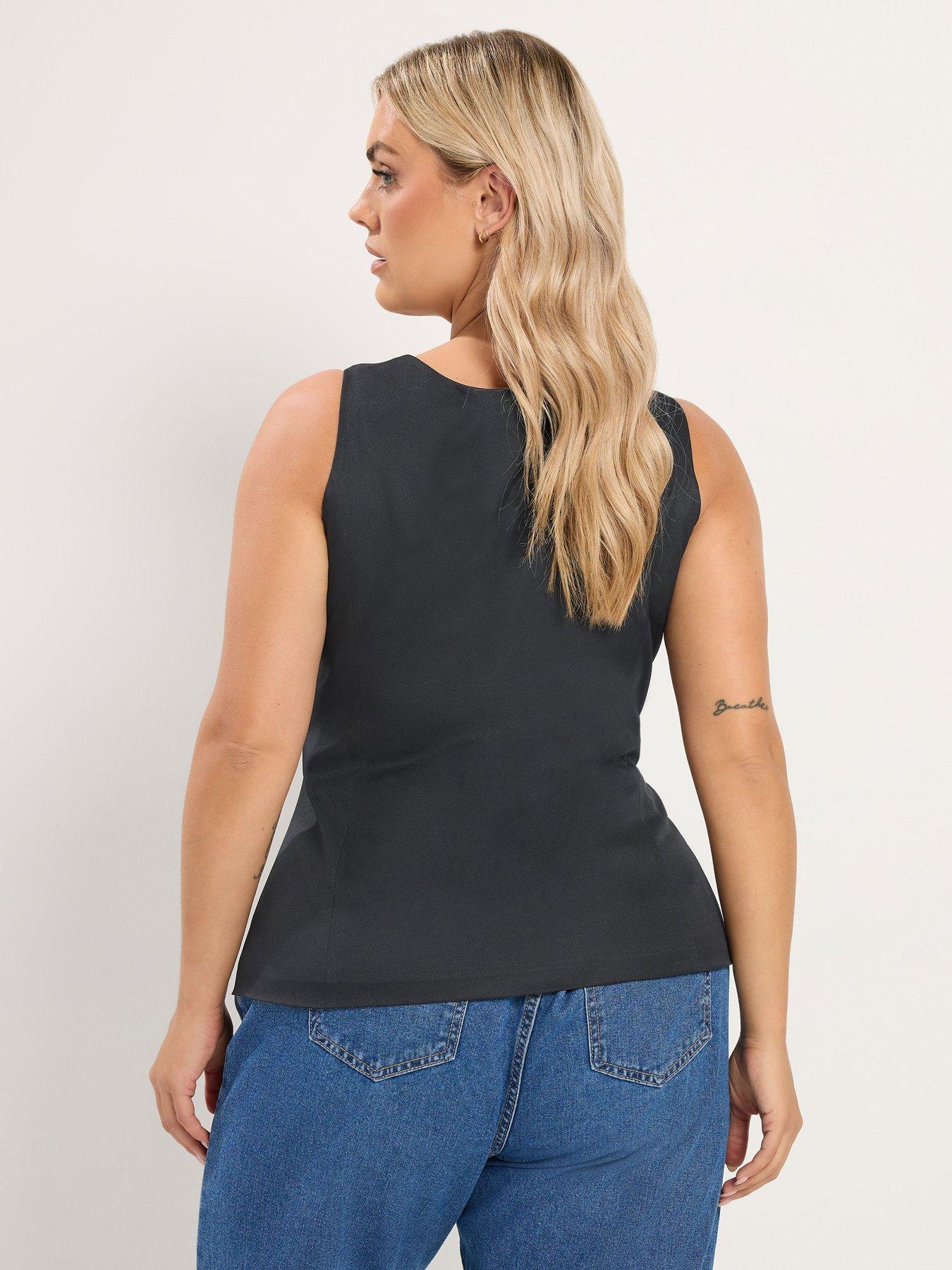 Image 2 of 4 of Yours Curve Sweetheart Neckline Blazer