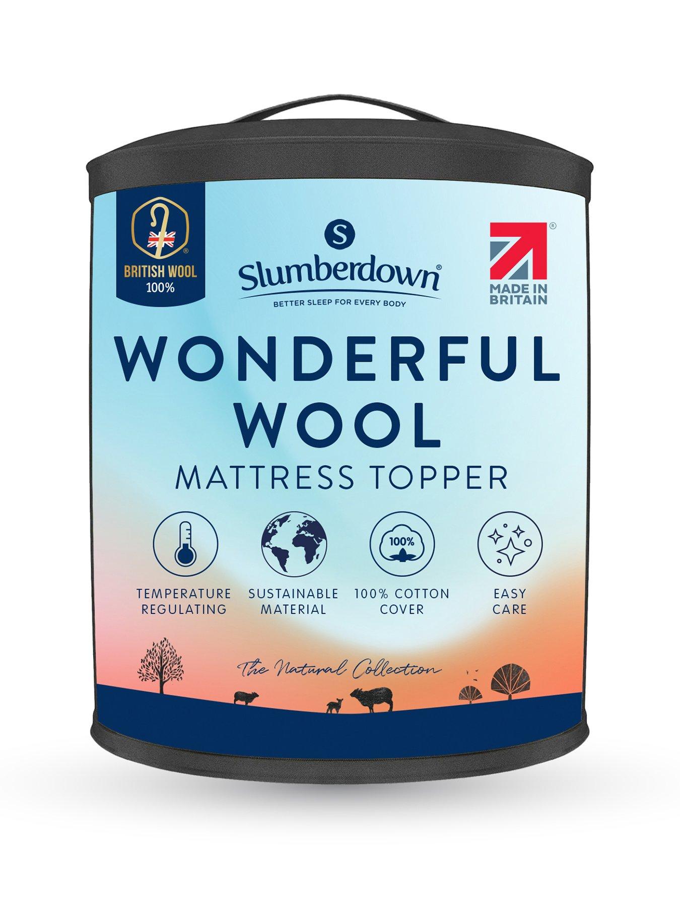 Slumberdown Slumberdown Wonderful Wool Mattress Topper