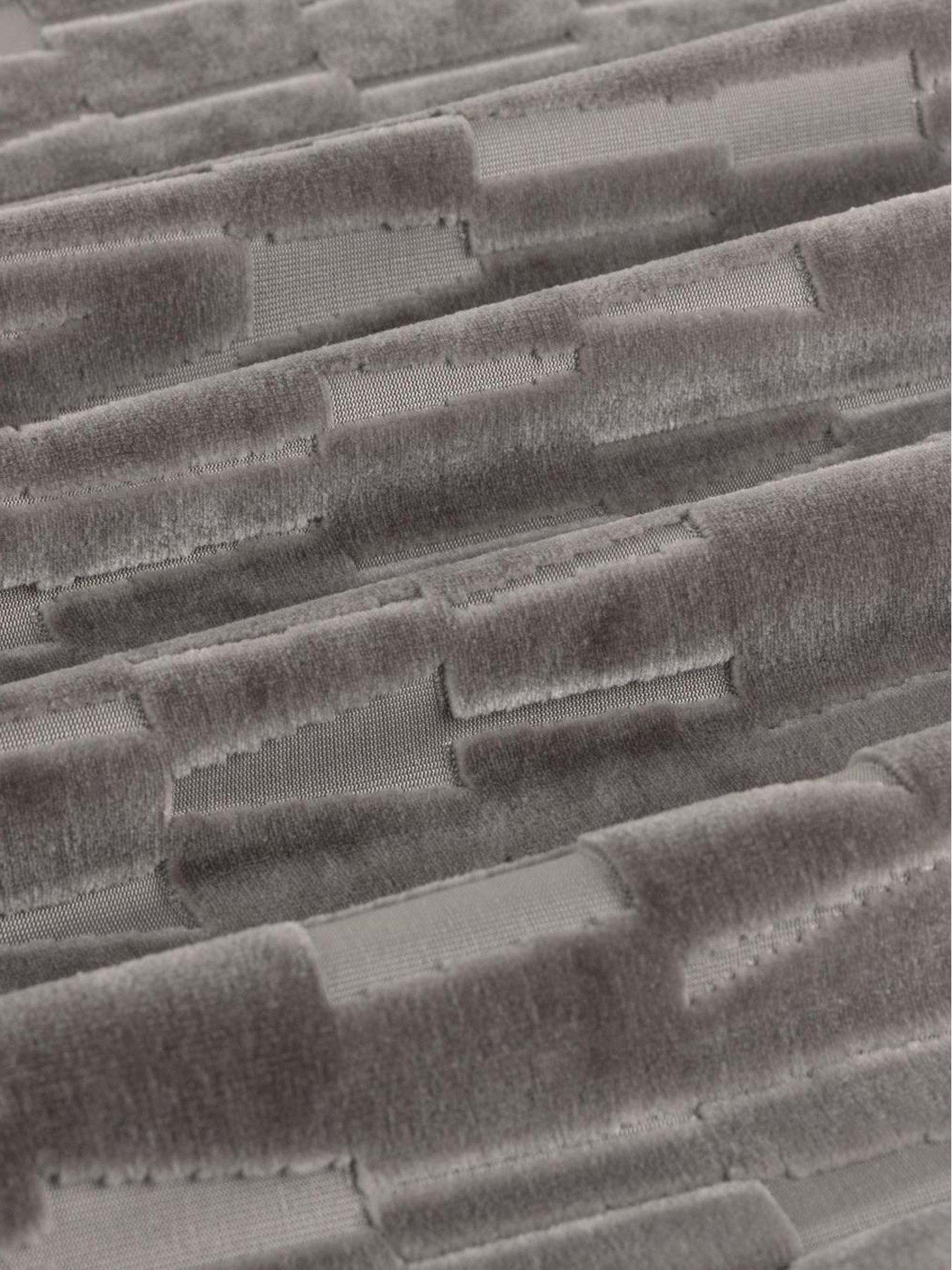 Image 5 of 6 of Paoletti MANHATTAN 168X183 EYELET CURTAINS MINK