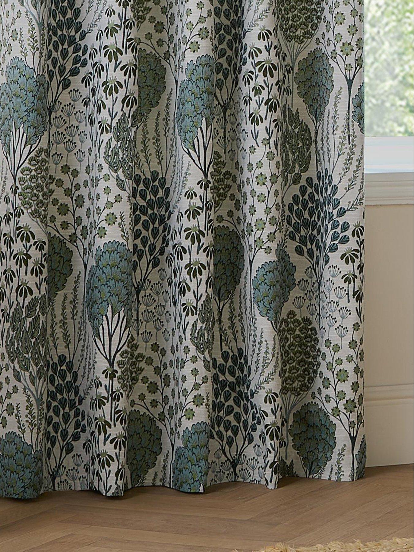 Image 3 of 6 of Wylder OPHELIA 168X229 EYELET CURTAINS THYME/MINERAL