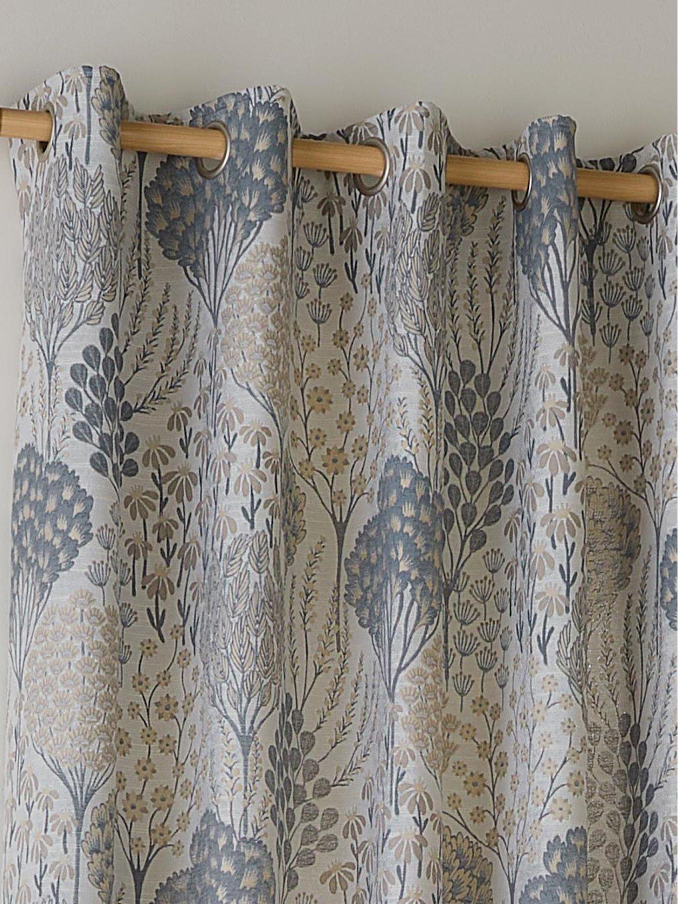 Image 2 of 6 of Wylder OPHELIA 168X229 EYELET CURTAINS WEDGEWOOD