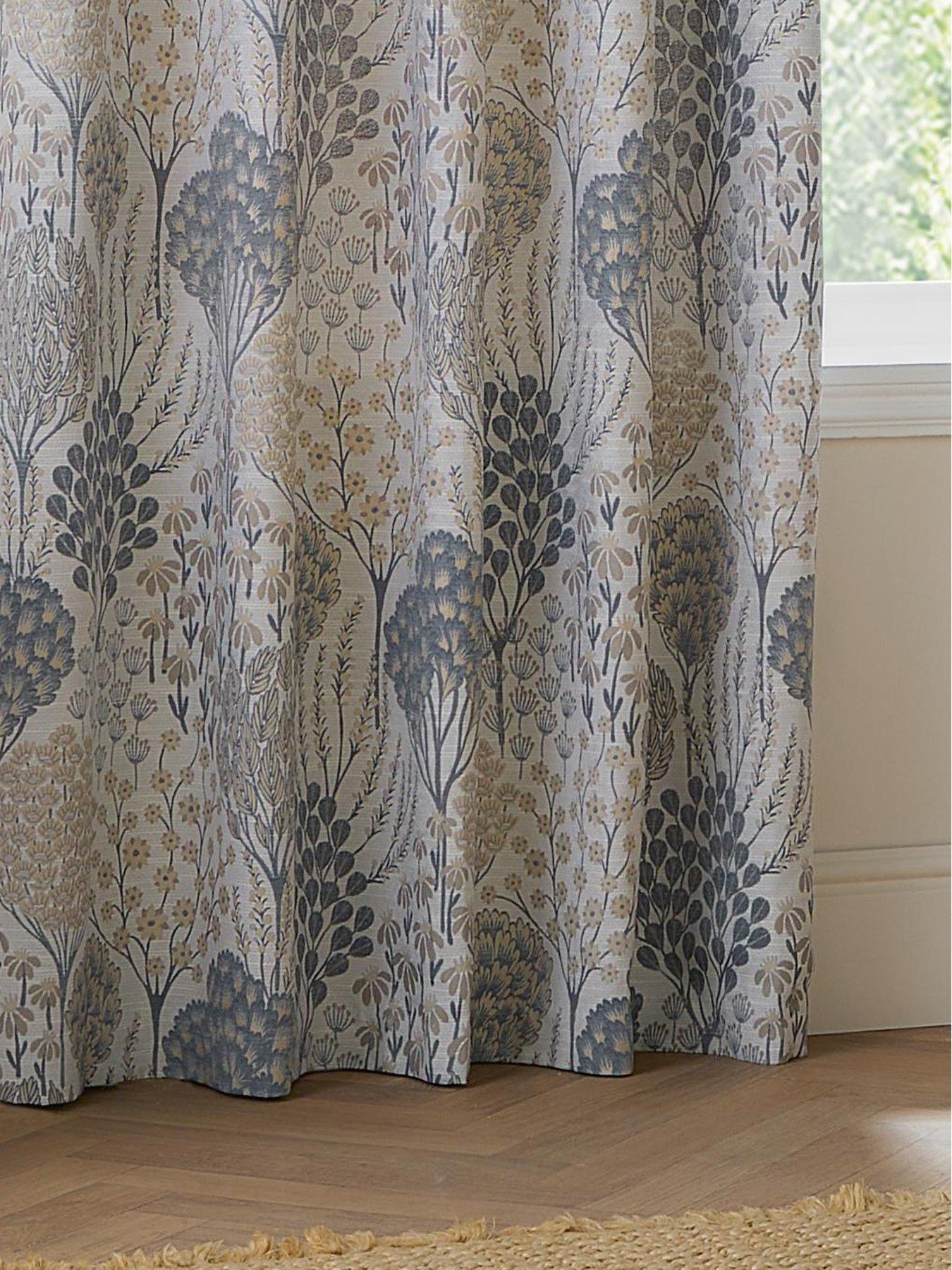 Image 3 of 6 of Wylder OPHELIA 168X229 EYELET CURTAINS WEDGEWOOD