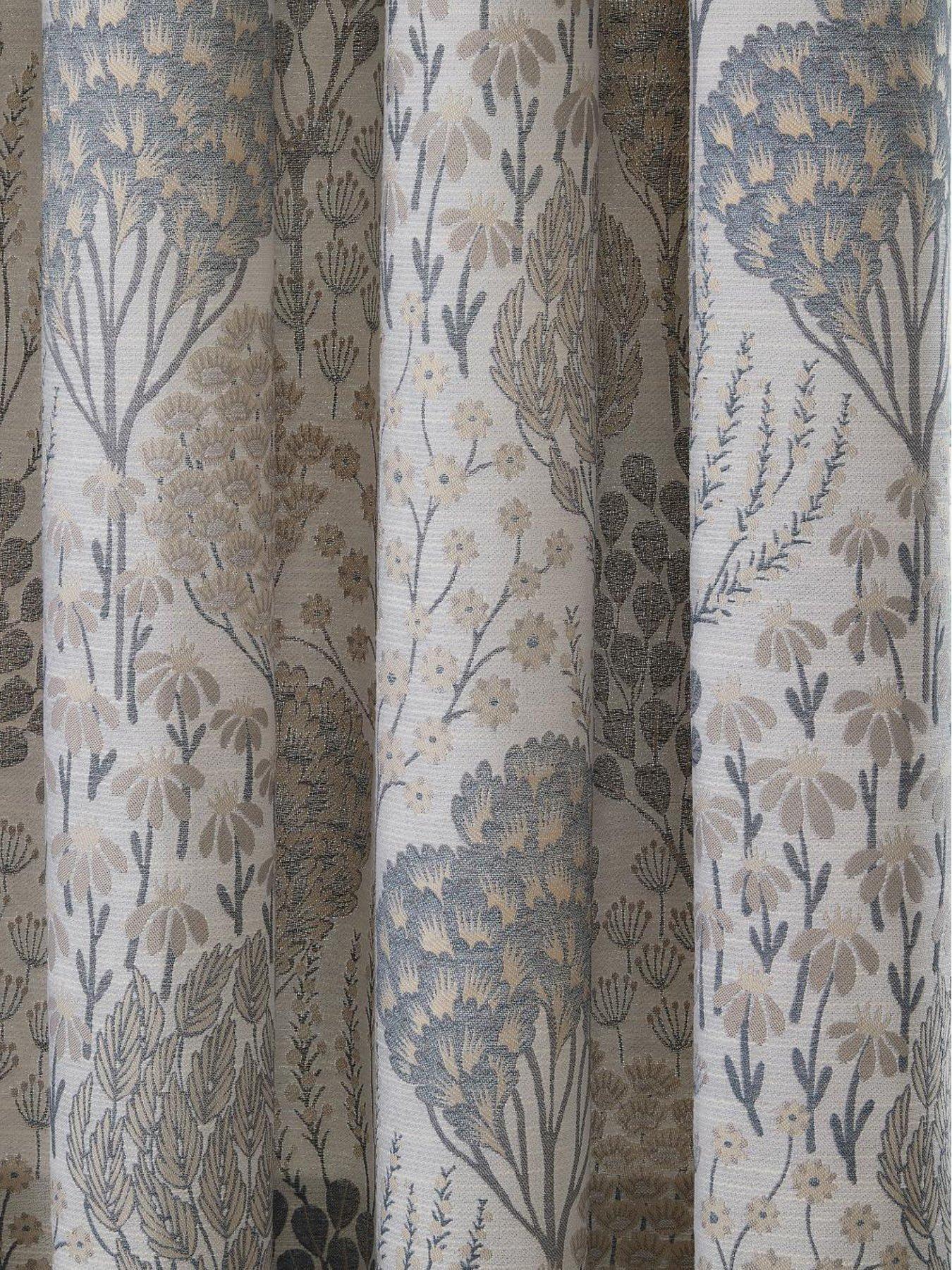 Image 4 of 6 of Wylder OPHELIA 168X229 EYELET CURTAINS WEDGEWOOD