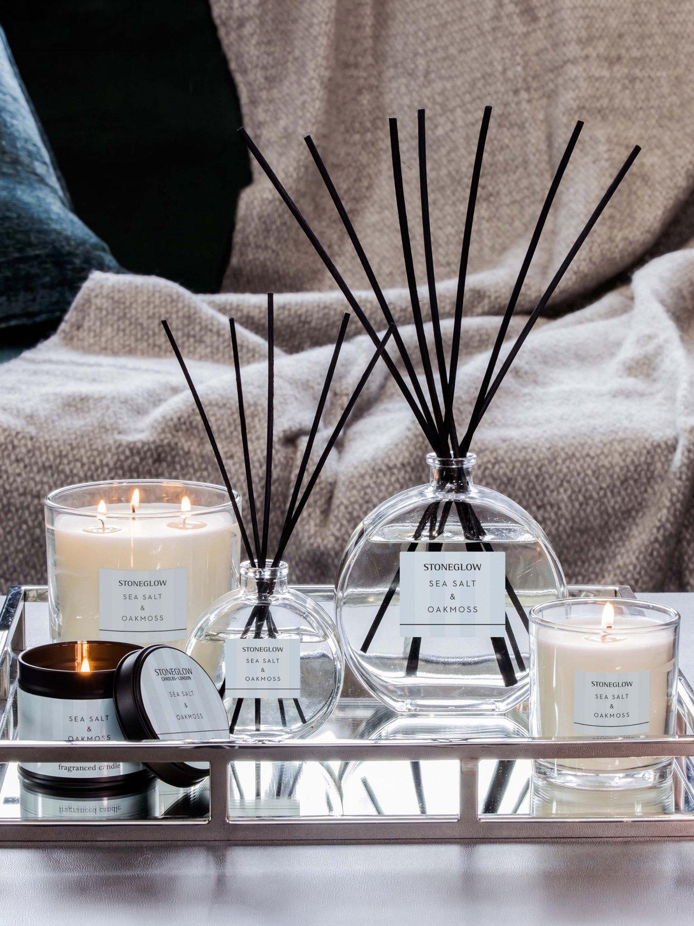 Image 3 of 3 of Stoneglow Modern Classics - 3 Wick Candle Sea Salt And Oakmoss
