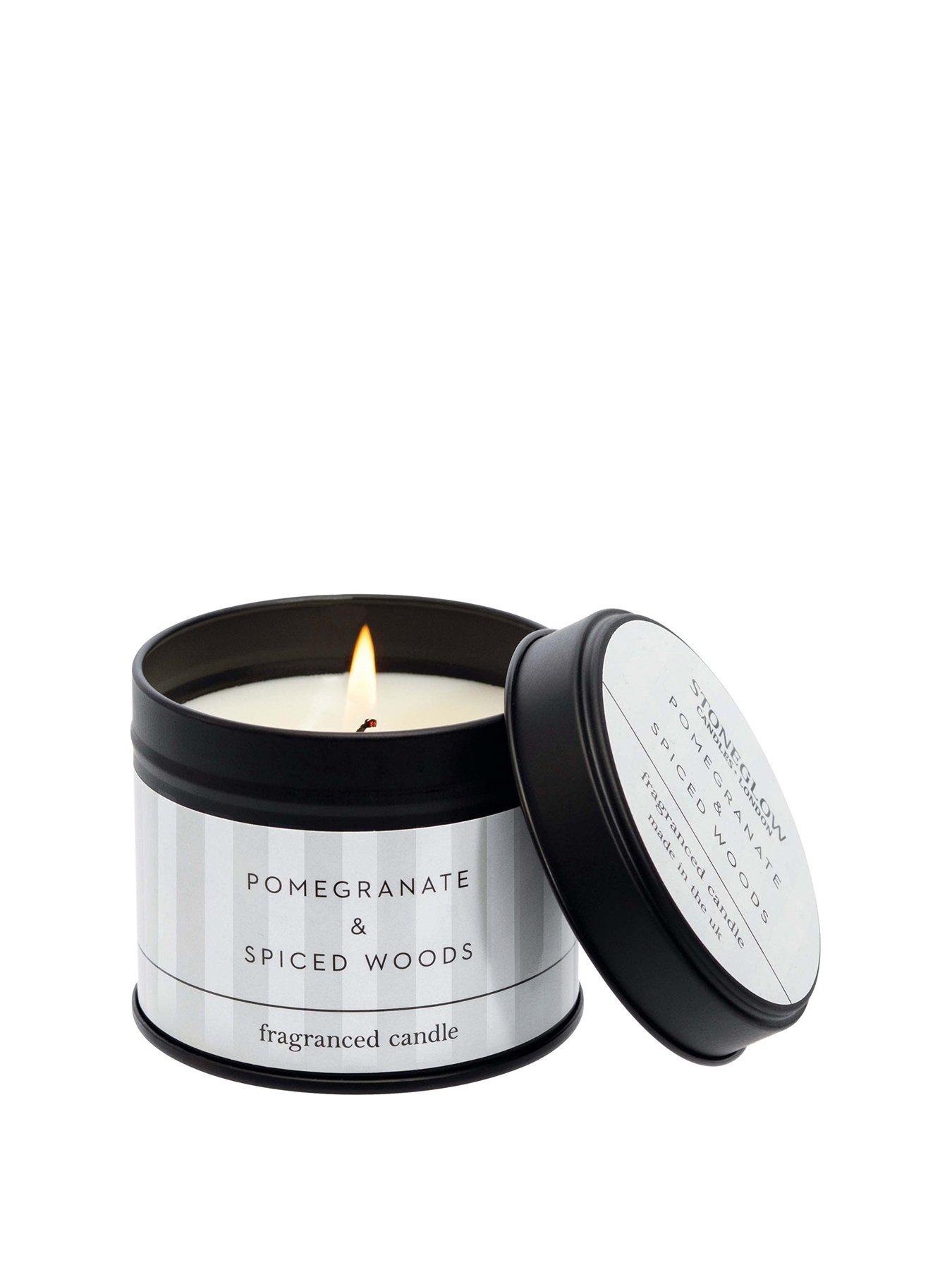 Image 2 of 2 of Stoneglow Stoneglow Modern Classics - Candle Tin Pomegranate & Spiced Woods