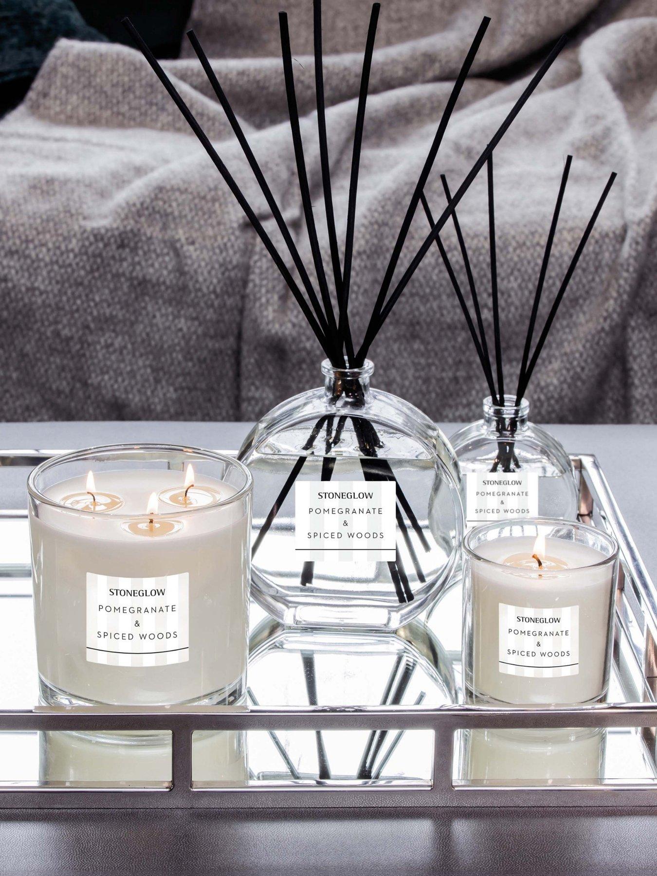 Stoneglow Stoneglow Modern Classics - Large Reed Diffuser Pomegranate & Spiced Woods