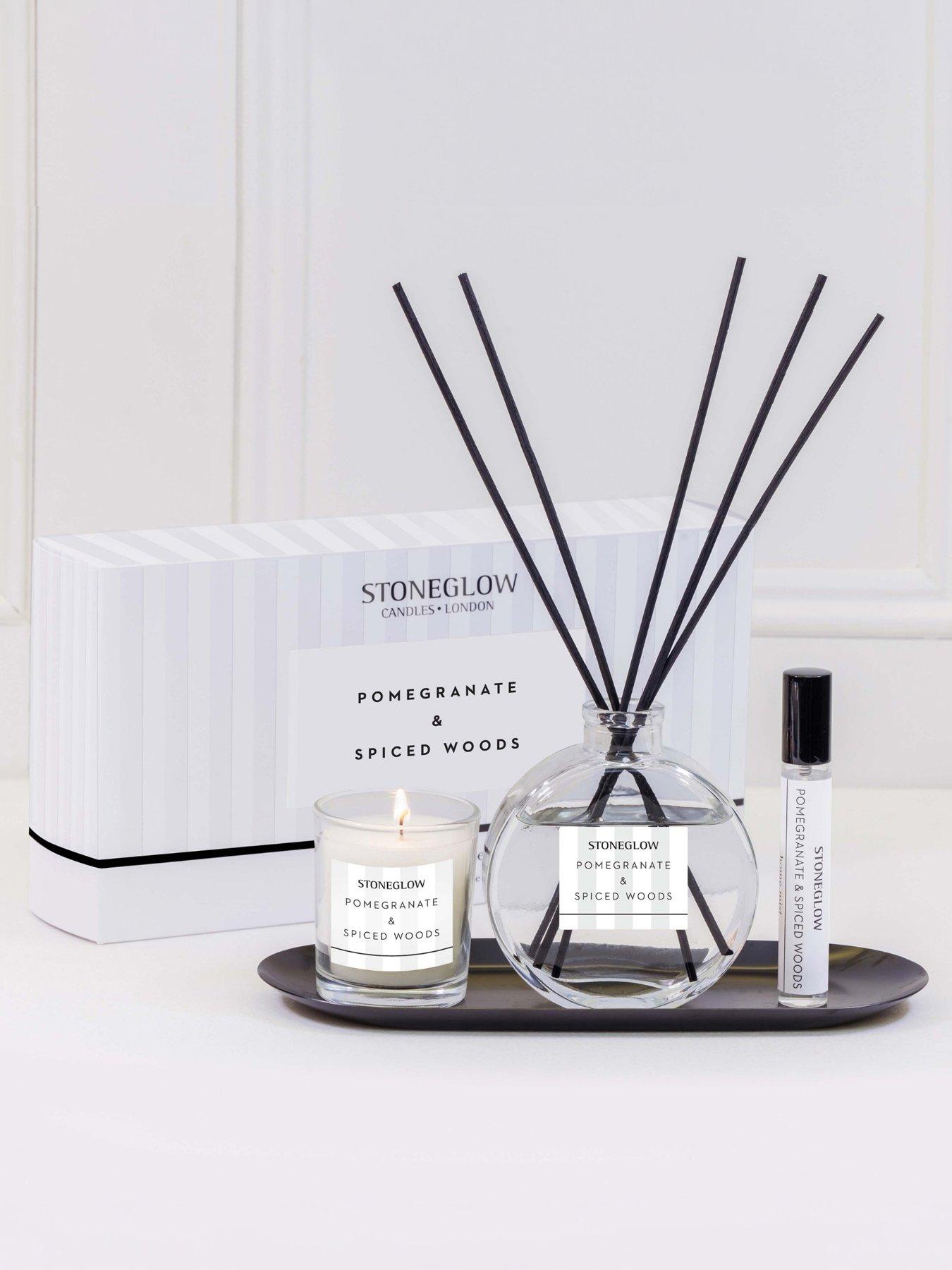 Image 1 of 3 of Stoneglow Stoneglow Modern Classics - Gift Set - Diffuser, Home Mist, Candle Pomegranate & Spiced Woods