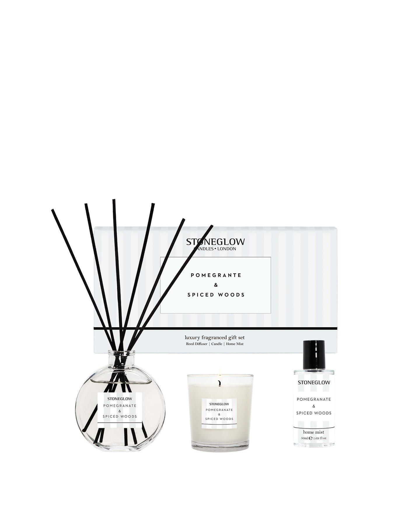 Image 2 of 3 of Stoneglow Stoneglow Modern Classics - Gift Set - Diffuser, Home Mist, Candle Pomegranate & Spiced Woods