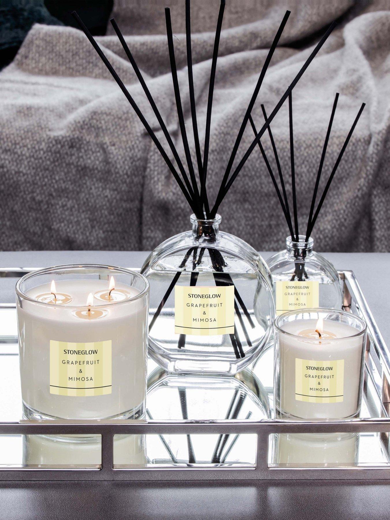Image 1 of 2 of Stoneglow Stoneglow Modern Classics - 3 Wick Candle Grapefruit & Mimosa