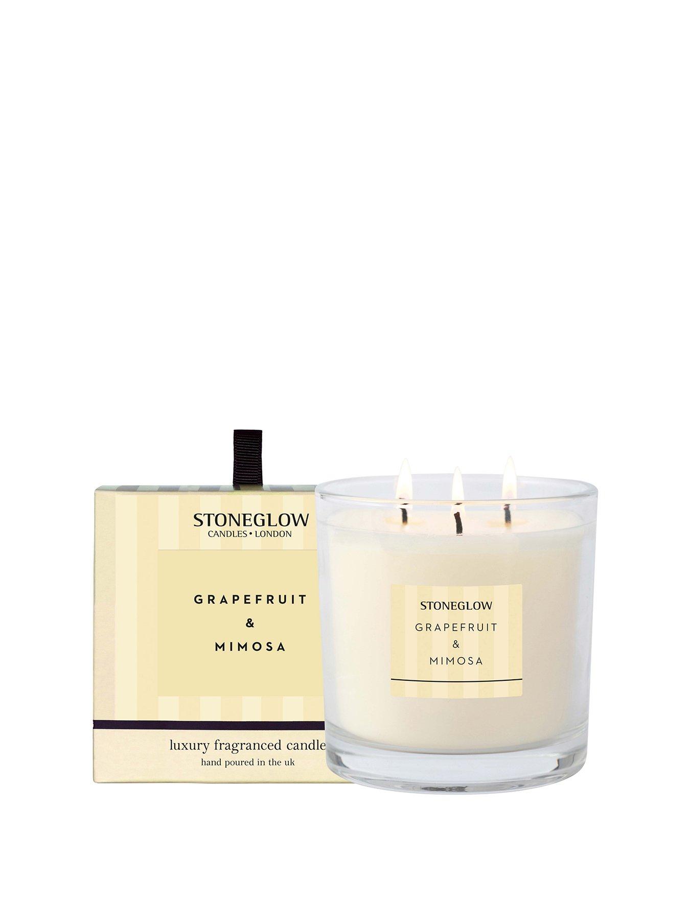 Image 2 of 2 of Stoneglow Stoneglow Modern Classics - 3 Wick Candle Grapefruit & Mimosa