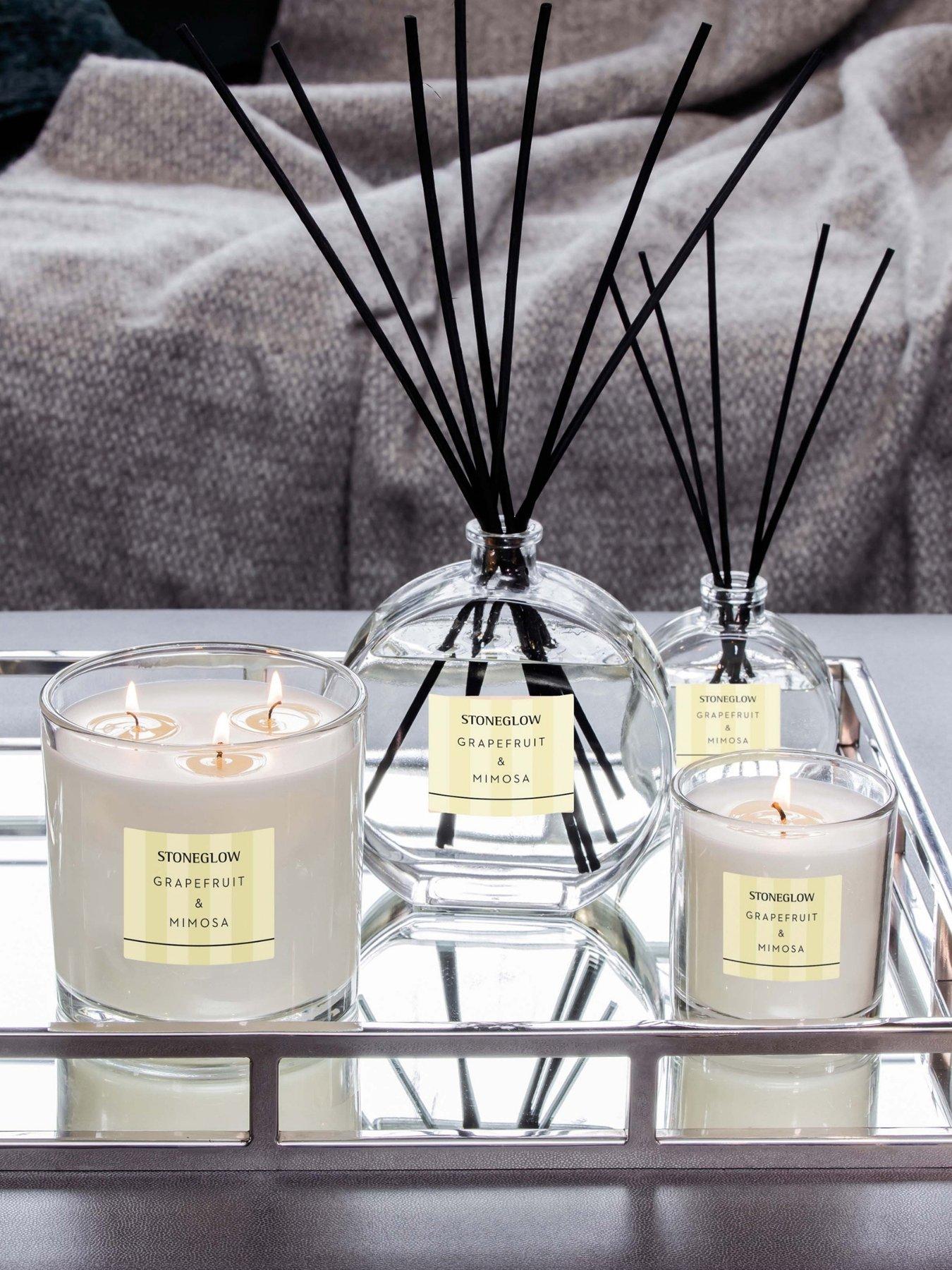 Image 1 of 2 of Stoneglow Stoneglow Modern Classics - Large Reed Diffuser Grapefruit & Mimosa
