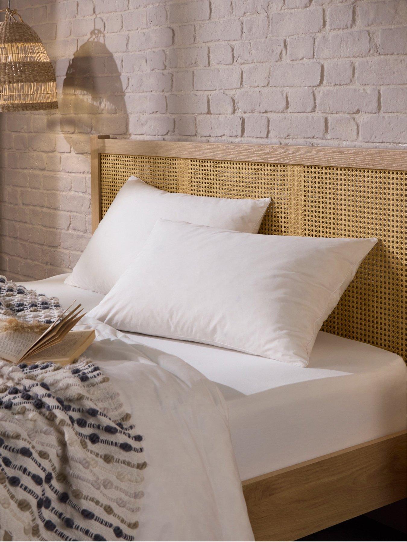 Snuggledown Scandinavian Duck Feather And Down Medium Support - White - 2 Pack - Image 10