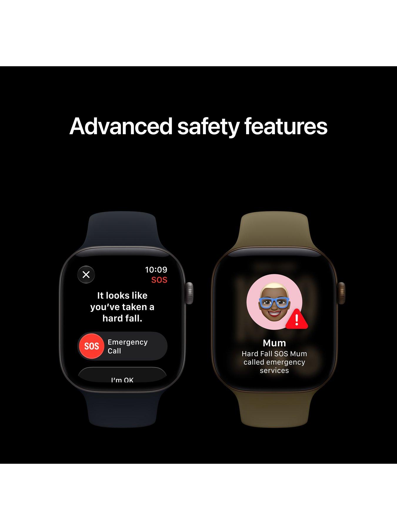 Image 6 of 8 of Apple Watch Series 12 (GPS + Cellular) 42mm Dark Bronze Aluminium Case with Dark Bronze Milanese Loop