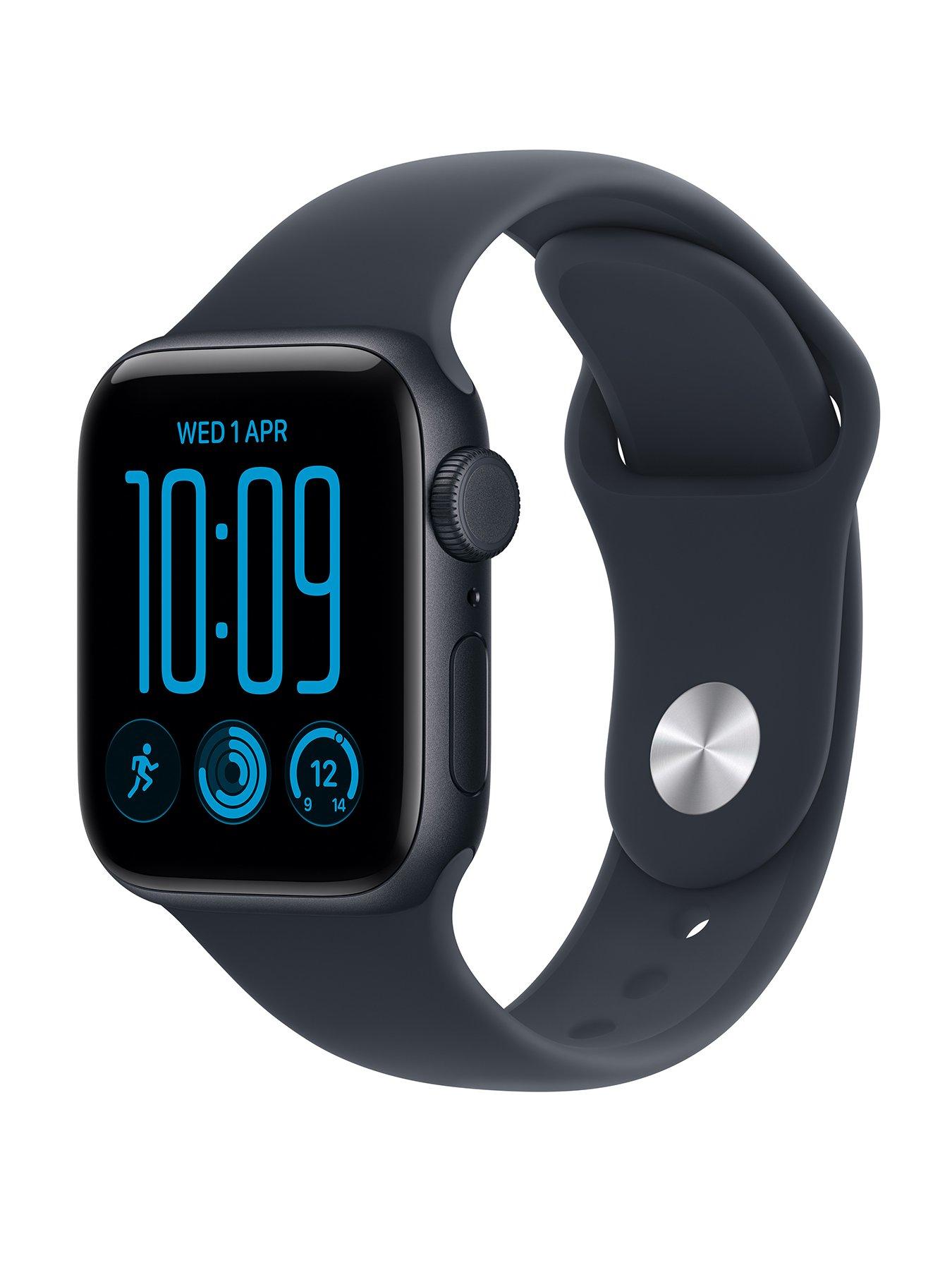 Apple Watch Se 3 (Gps + Cellular, 2026) 40Mm Midnight Aluminium Case With Navy Blue Sport Band - Image 3