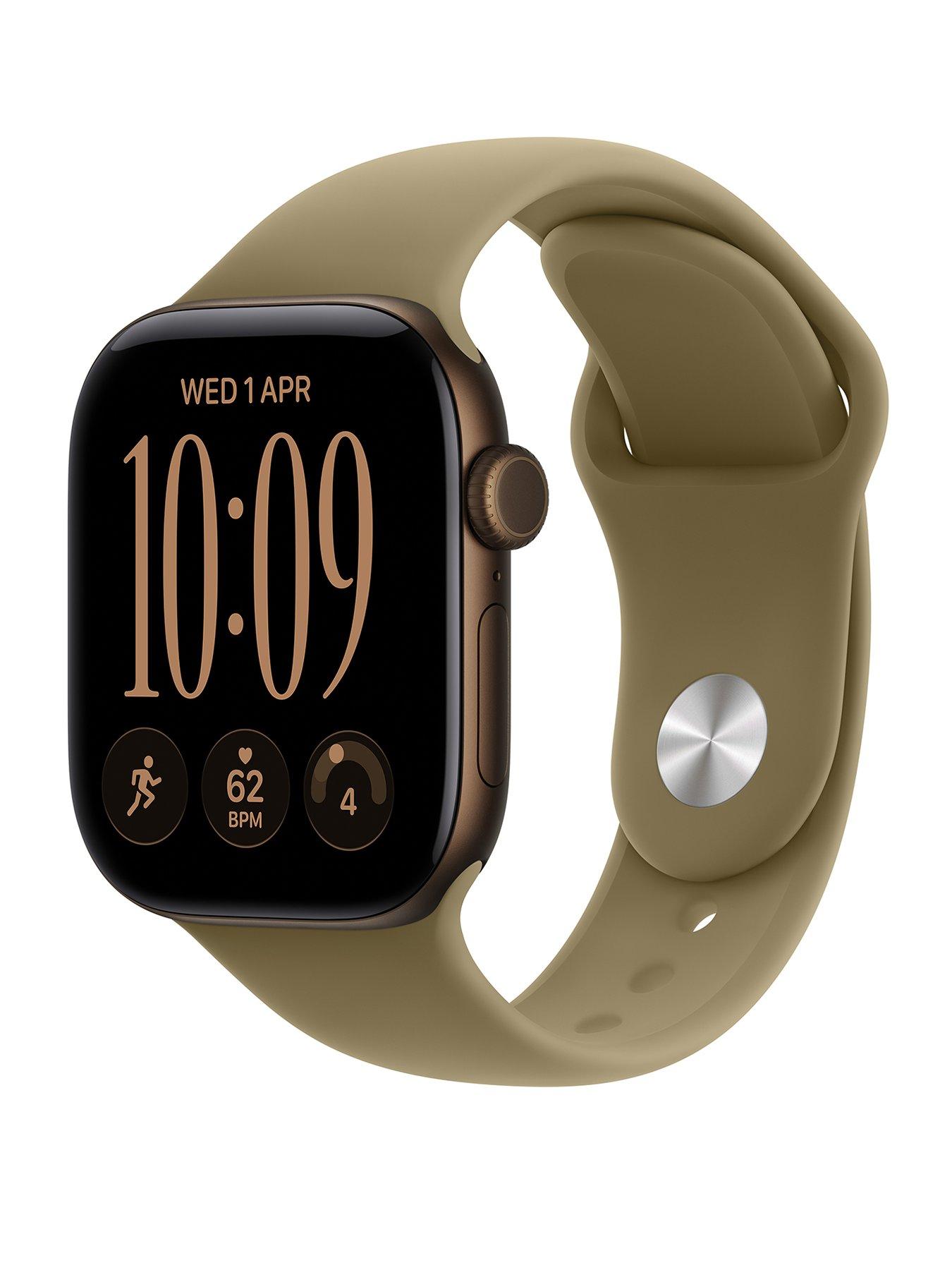 Apple Dark/Bronze Watch Series 12 Gps 42Mm Aluminium Case With Olive Sport Band - S/M - Image 3