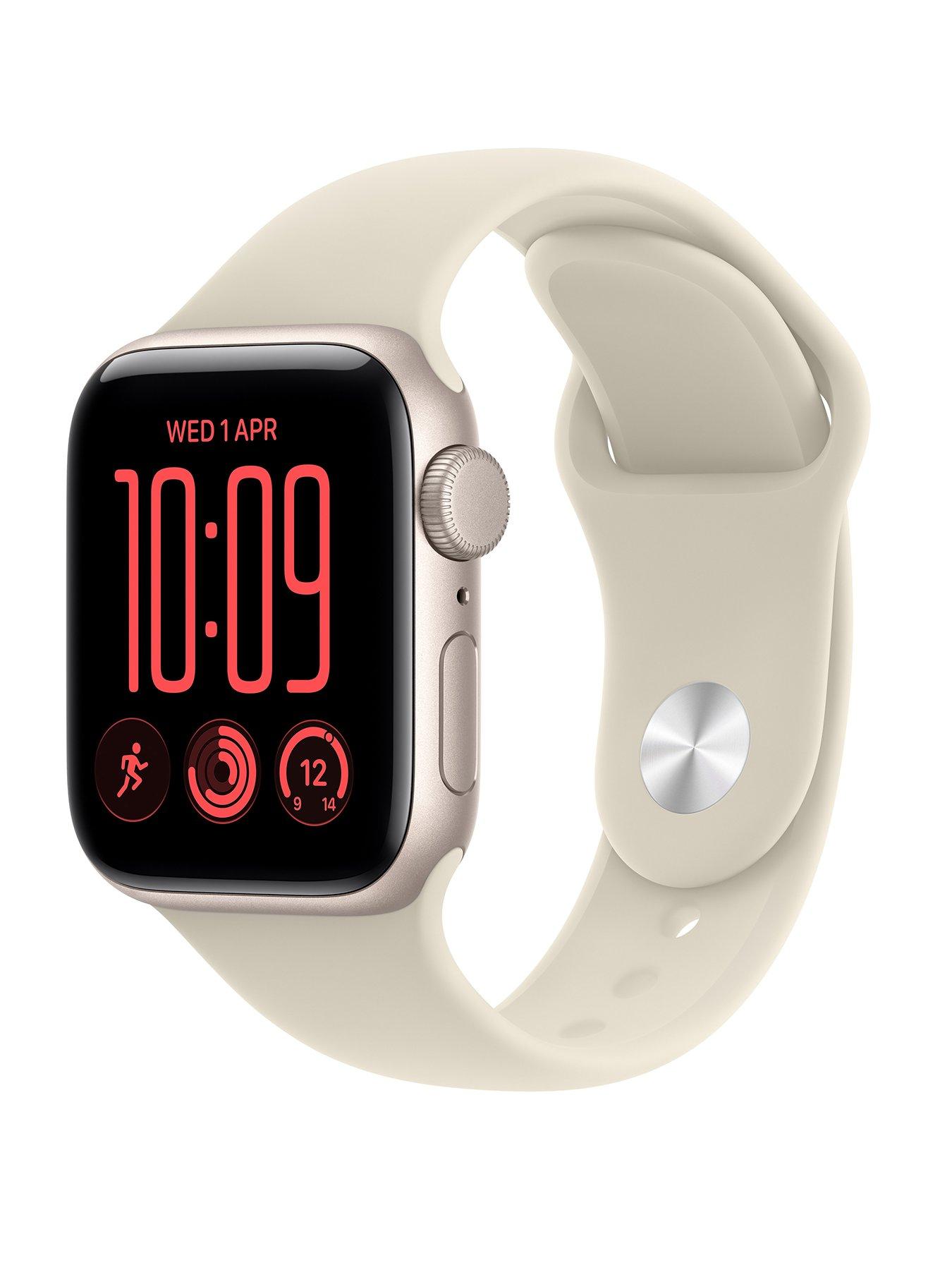 Apple Watch Se 3 (Gps, 2026) 40Mm Starlight Aluminium Case With Sand Sport Band - M/L - Image 3