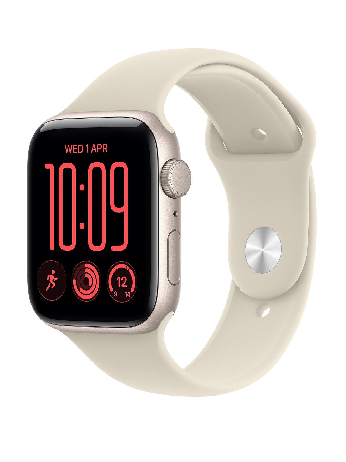 Apple Watch Se 3 (Gps, 2026) 44Mm Starlight Aluminium Case With Sand Sport Band - M/L - Image 3