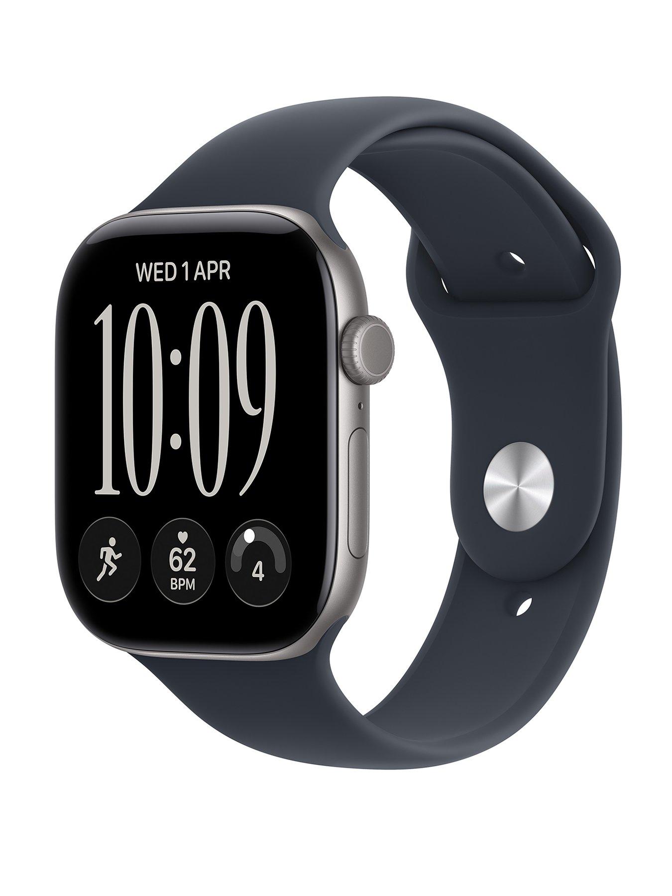 Apple Watch Series 12 (Gps) 46Mm Space Grey Aluminium Case With Navy Blue Sport Band - S/M - Image 2