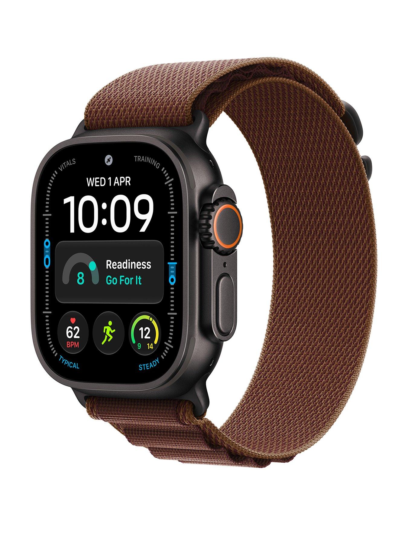 Apple Black/Burgundy Watch Ultra 4 - Gps + Cellular - 49Mm - Titanium Case W/ Alpine Loop (M) - Image 3