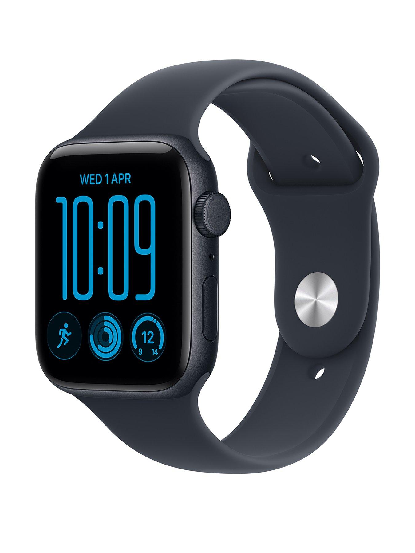 Apple Watch SE 3 GPS + Cellular 44mm Smartwatch Midnight Aluminium Case | Navy Blue Sport Band - S/M. Health + Fitness + Sleep Tracking, Heart Rate, Safety - Image 4