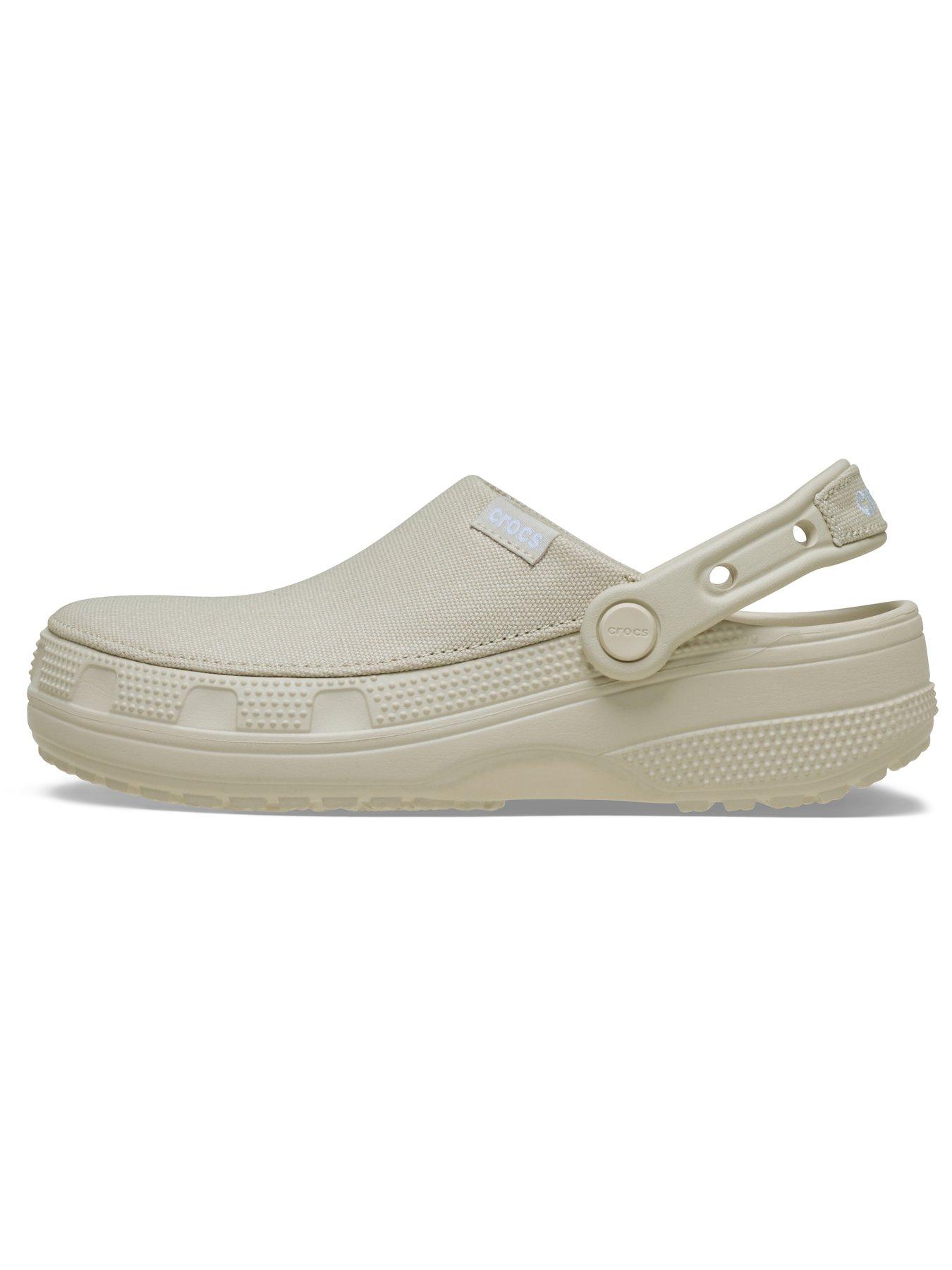 Image 7 of 7 of Crocs Womens Lightweight Waterproof Adjustable Strap Clogs - Beige
