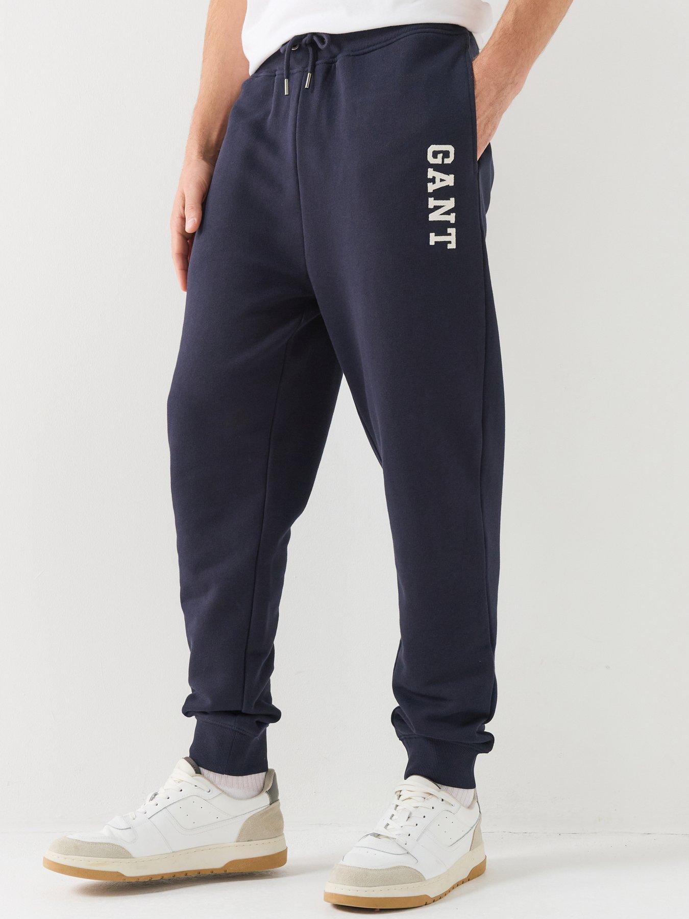 Image 1 of 5 of GANT Gant Graphic Joggers - Dark Blue